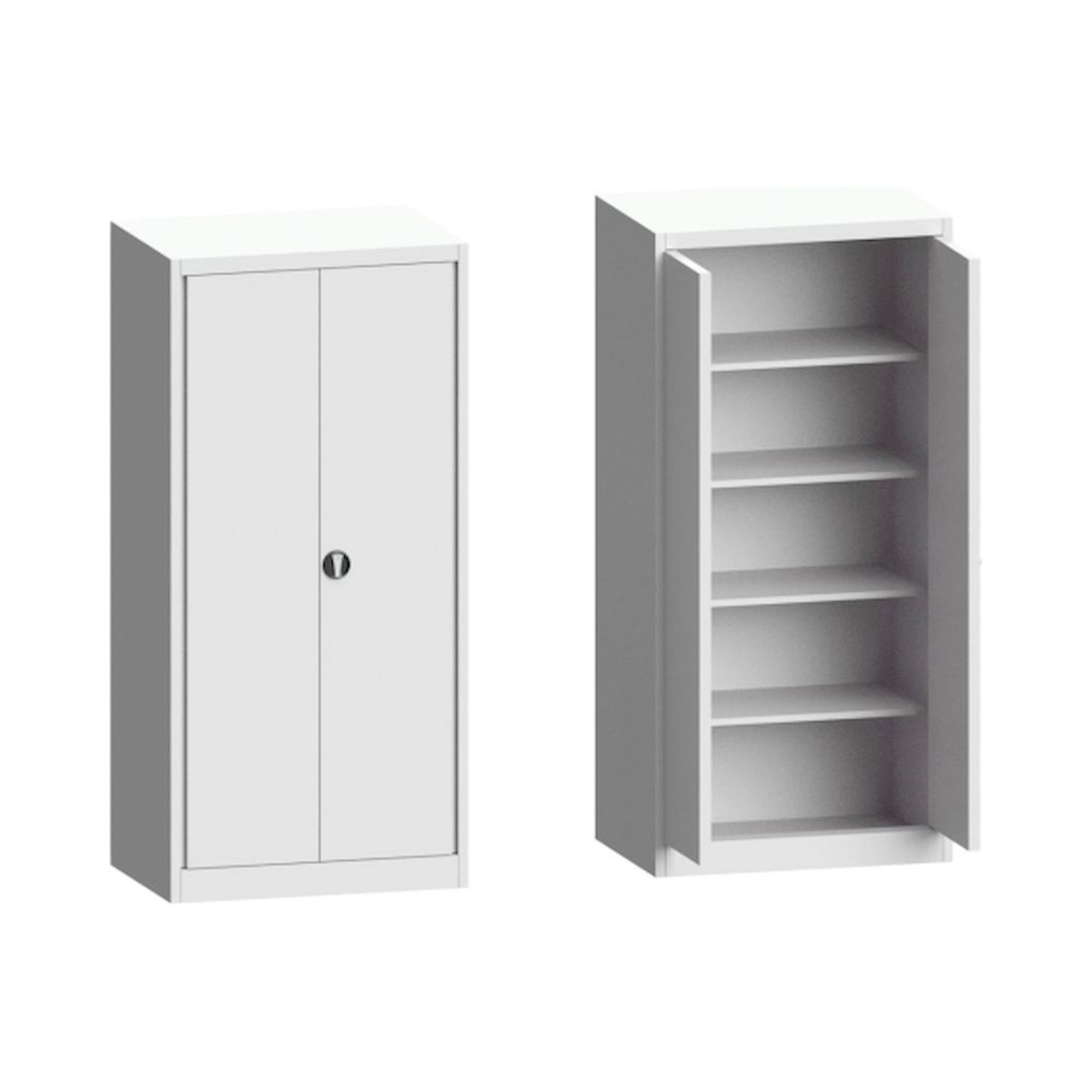 Karl 71.461.70. ESD-Stahlschrank mit Flügeltüren, 920x650x1950 mm