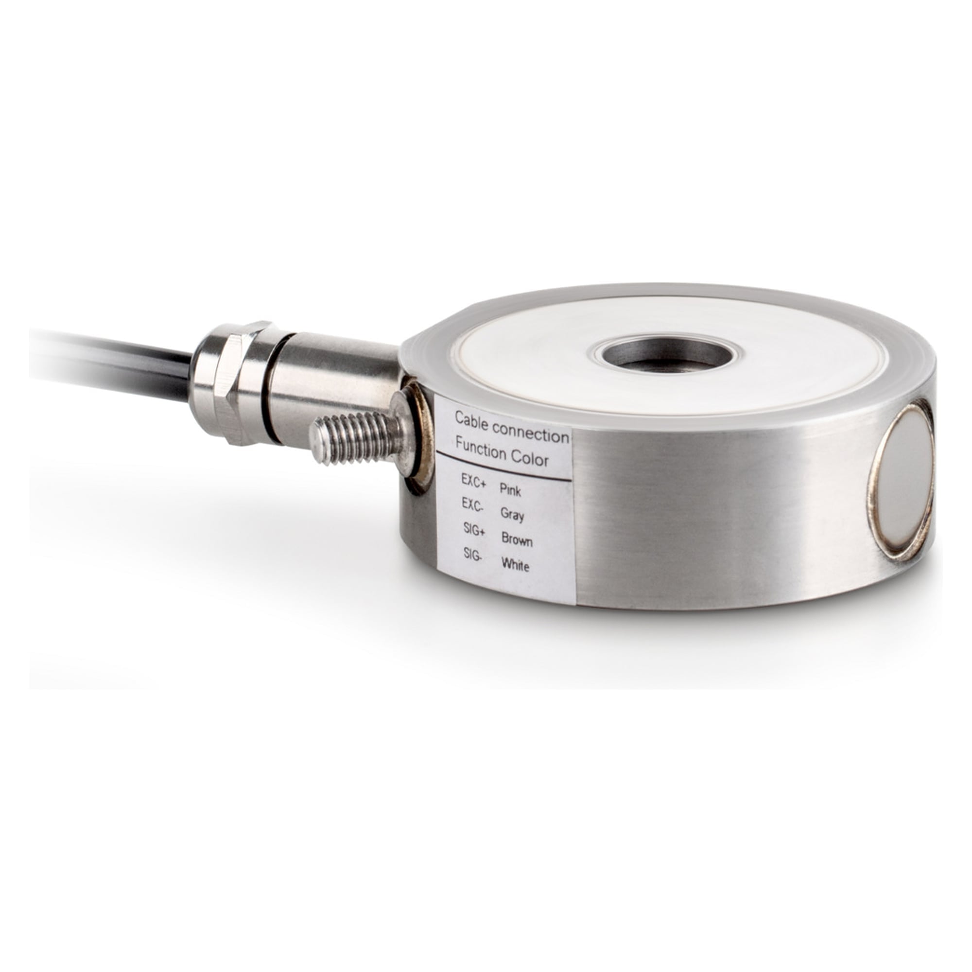 Bending Ring Load Cell 130 kg, 1.3 kN, Stainless Steel - SAUTER CR 130-3P1