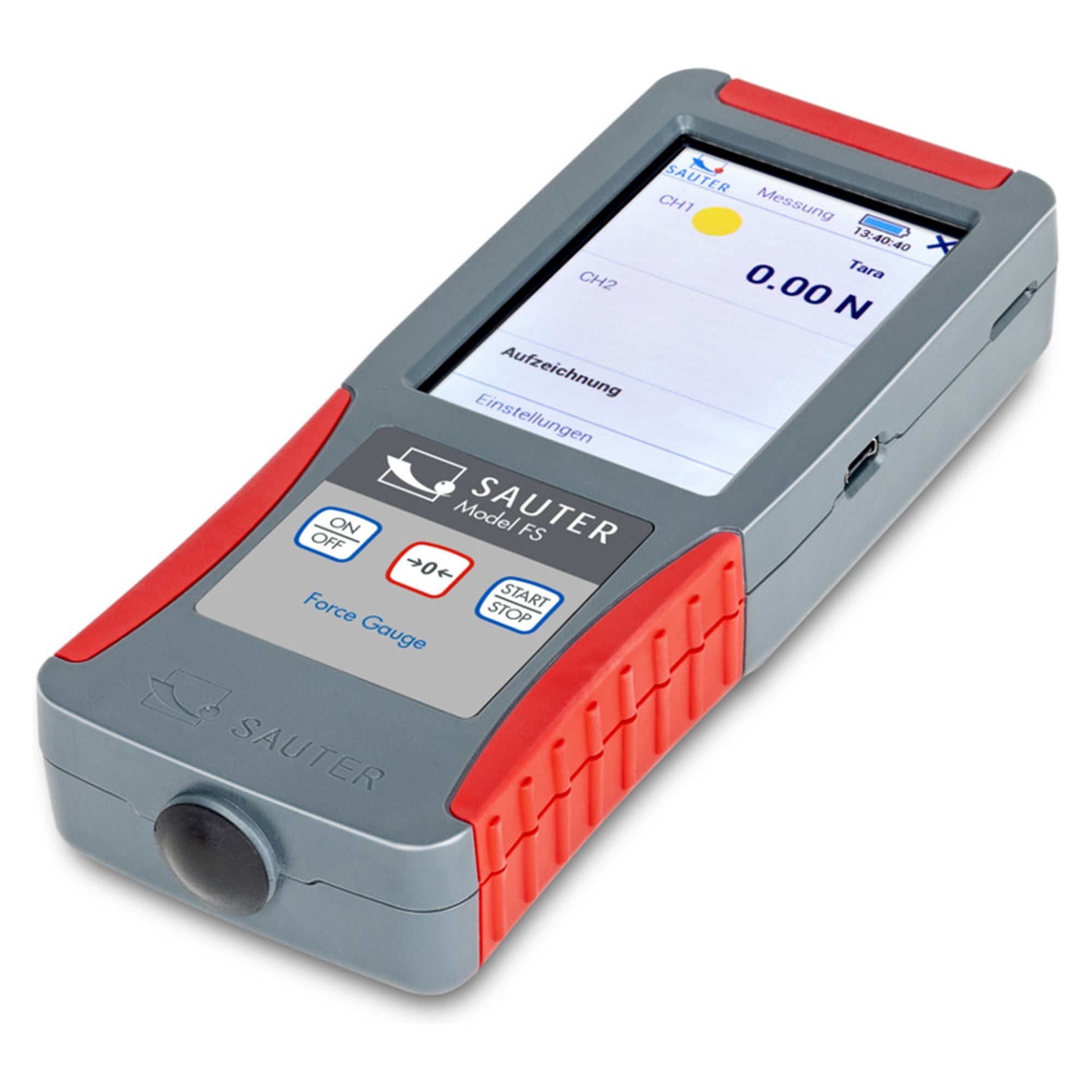 Digital force gauge for 2 external load cells, touchscreen - SAUTER FS 2