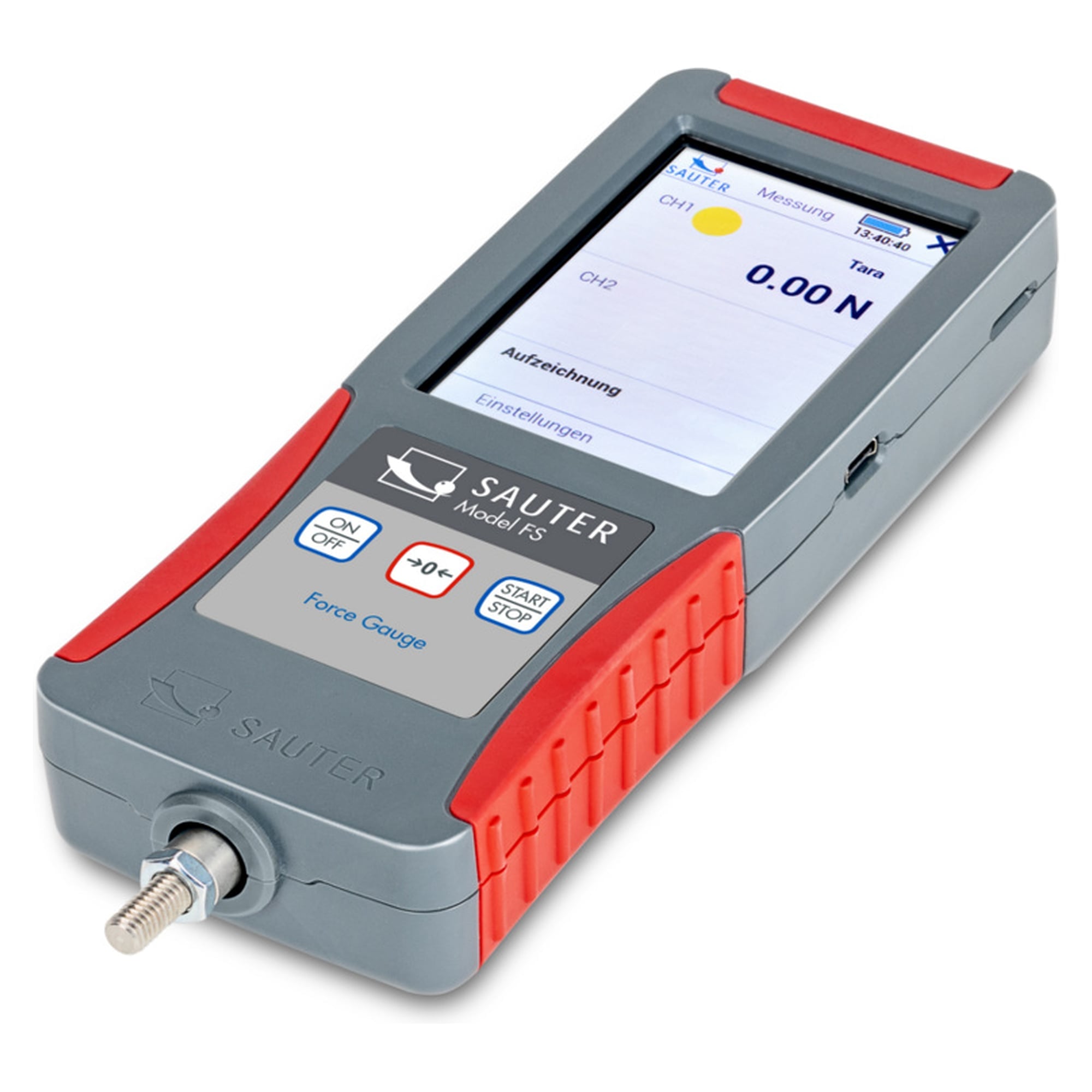 Digital force gauge for 4 external load cells, touchscreen - SAUTER FS 4