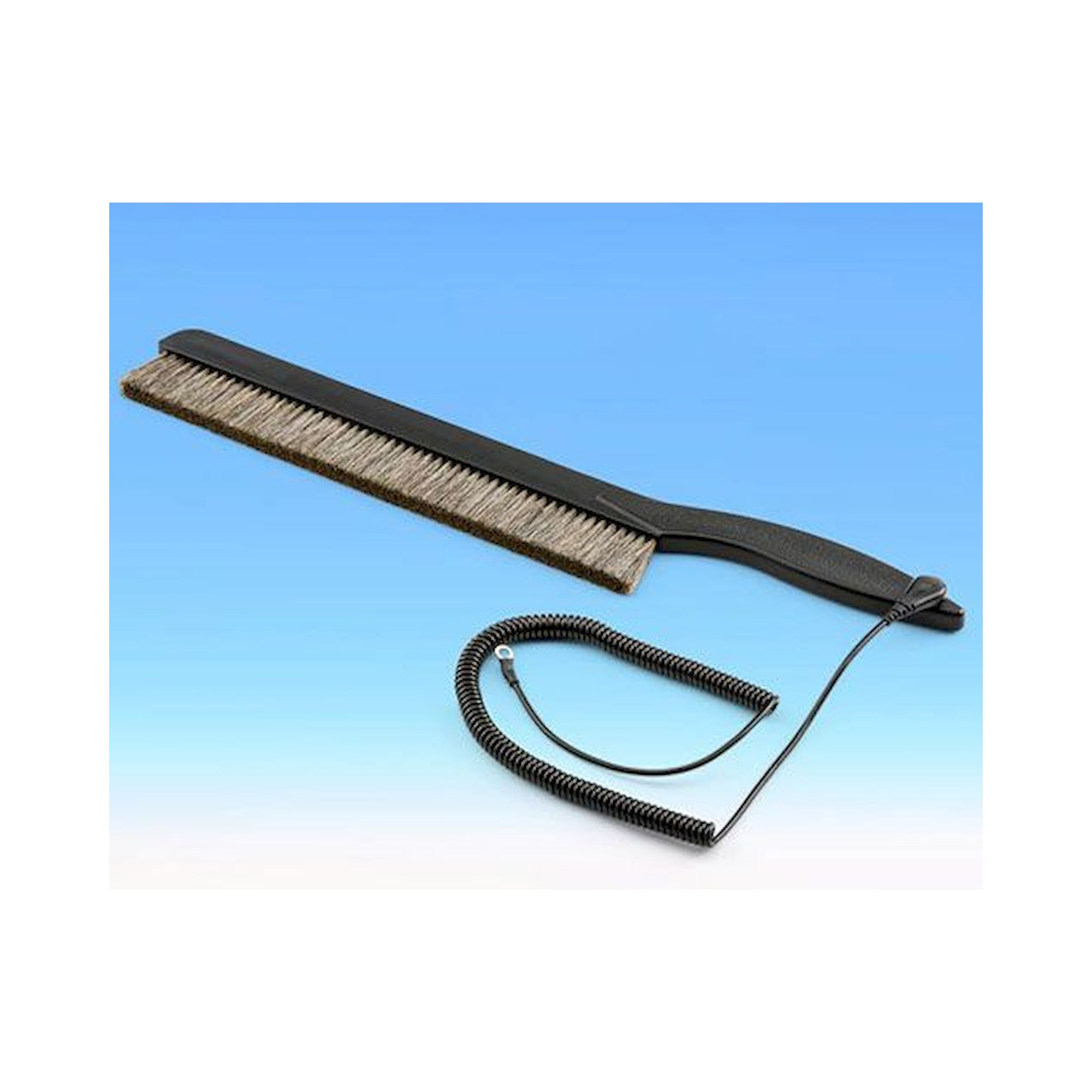 Brosse plate antistatique avec câble de mise à la terre, 280 mm - Kinetronics SW-281