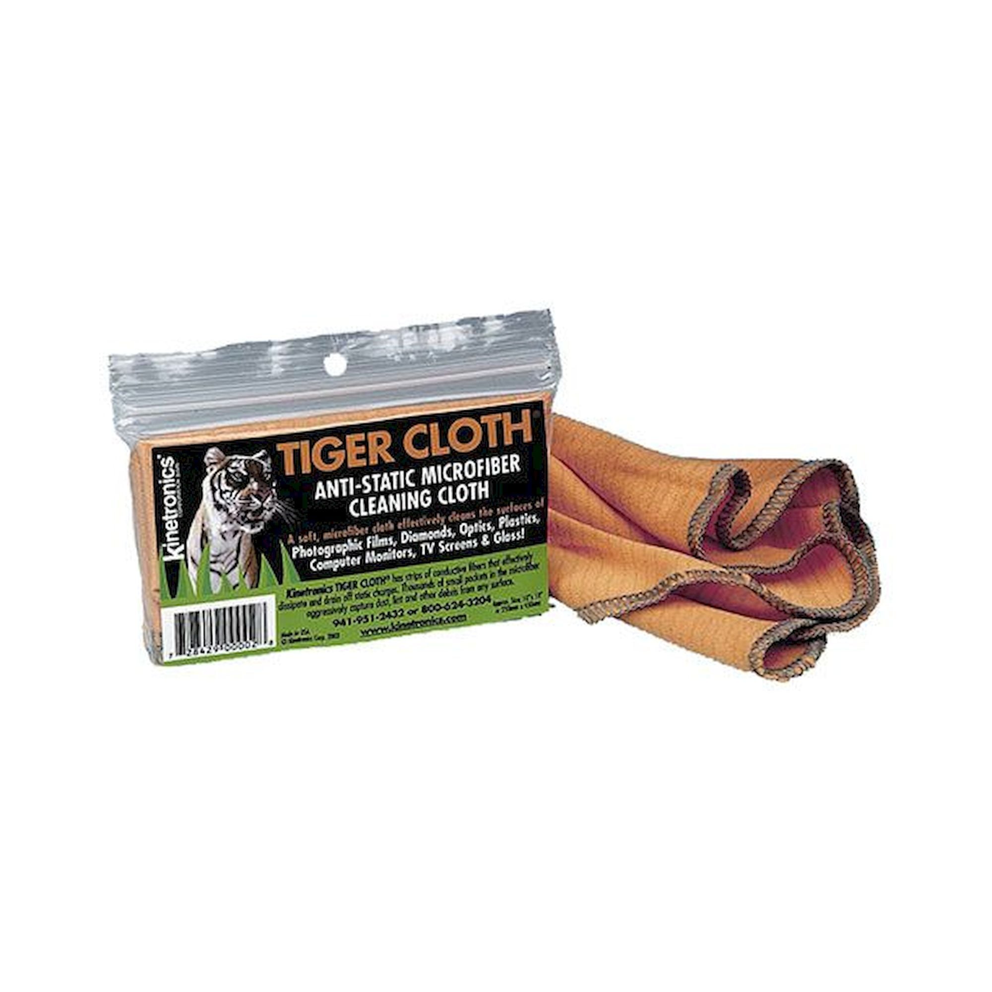 Anti-static microfiber Tiger Cloth 200 x 200 mm, dry use - Kinetronics ASC-TC8