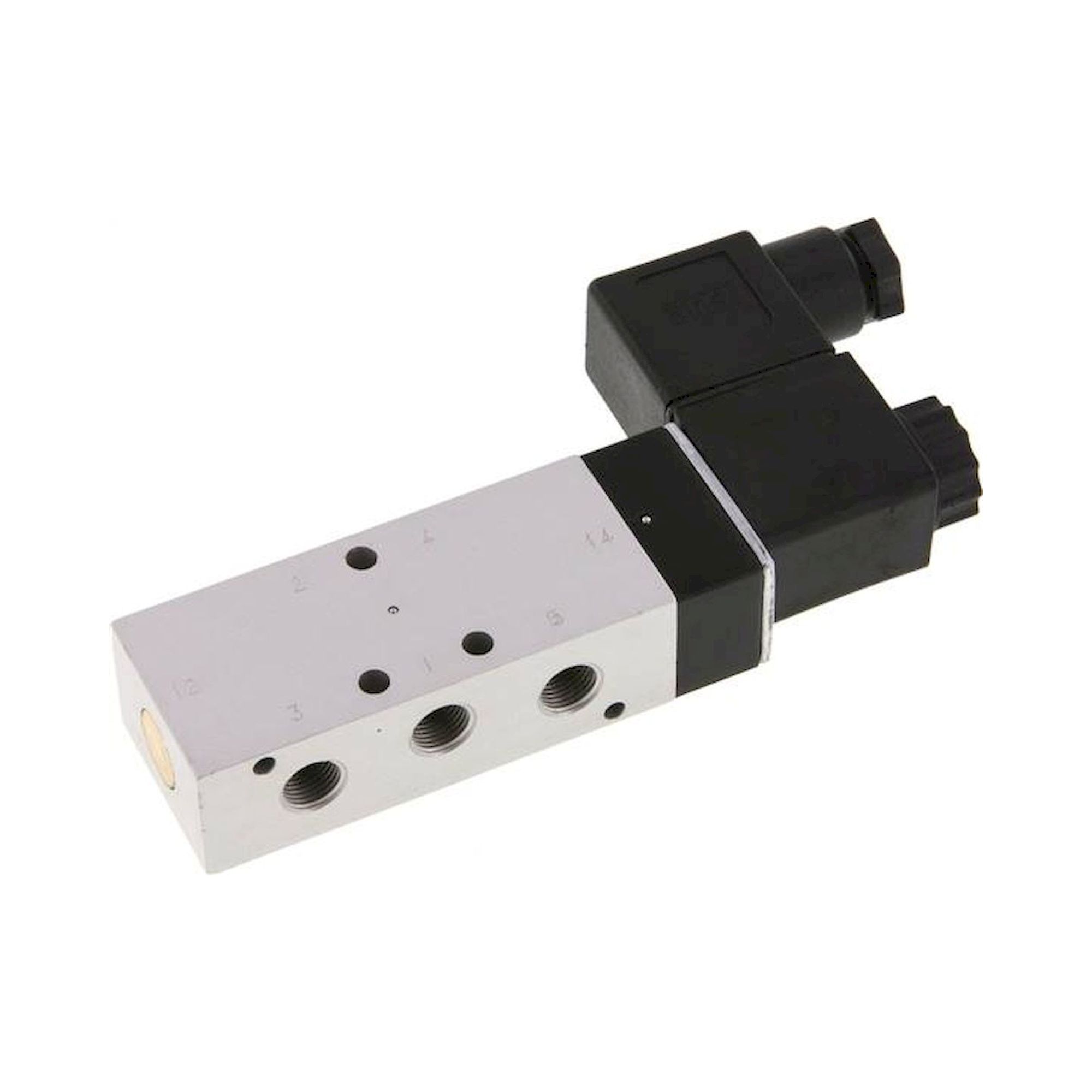 Airtec KM 09511HN 230V. 5/2-Wege Magnetventil, G 1/8", Feder, 230 V AC, Standard