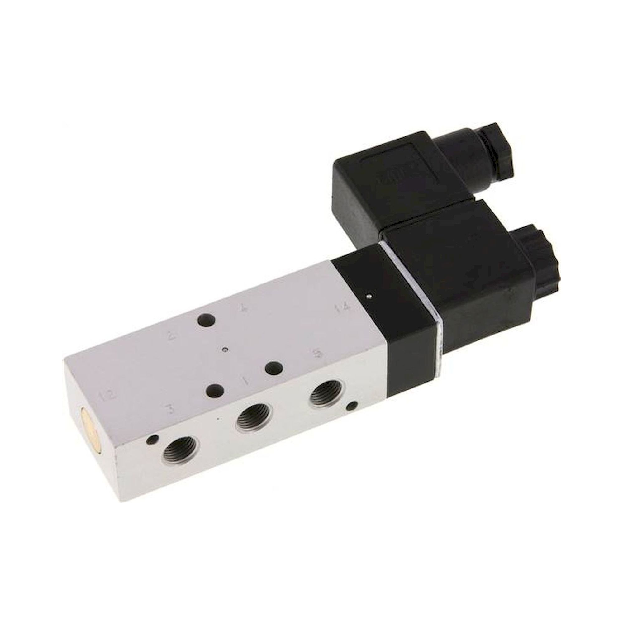 Airtec KM 09511HN 24V=. 5/2-Wege Magnetventil, G 1/8", Feder, 24 V DC, Standard