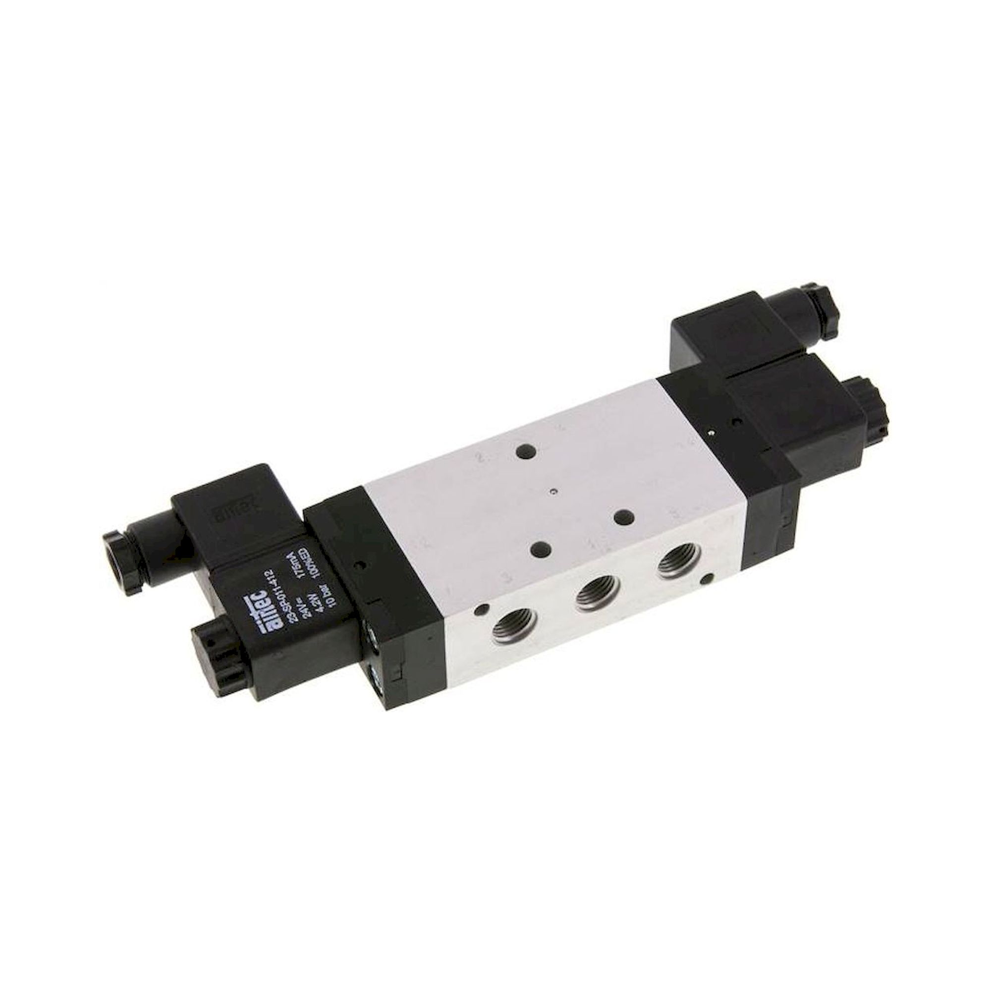 Airtec KM 10520HN 24V=. 5/2-Wege Magnetimpulsventil, G 1/4", 24 V DC, Standard