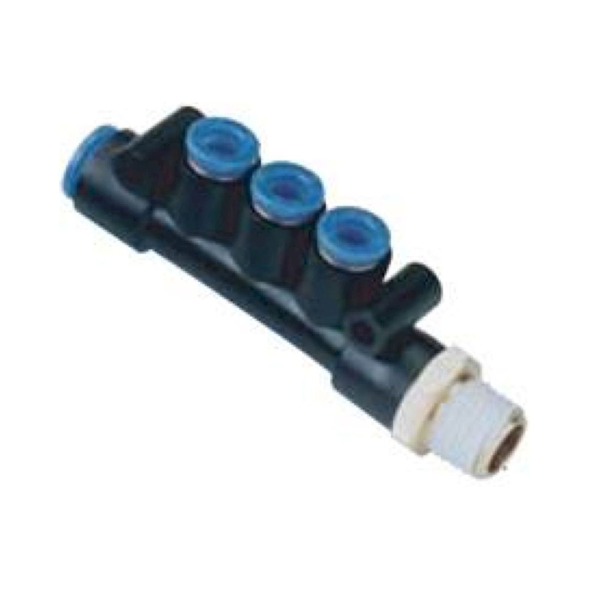 SMC KM14-08-10-03S-3. KM14, One-touch Fittings Manifold Series - Port A One-touch Fitting, Port B Rc(PT) Male Thread