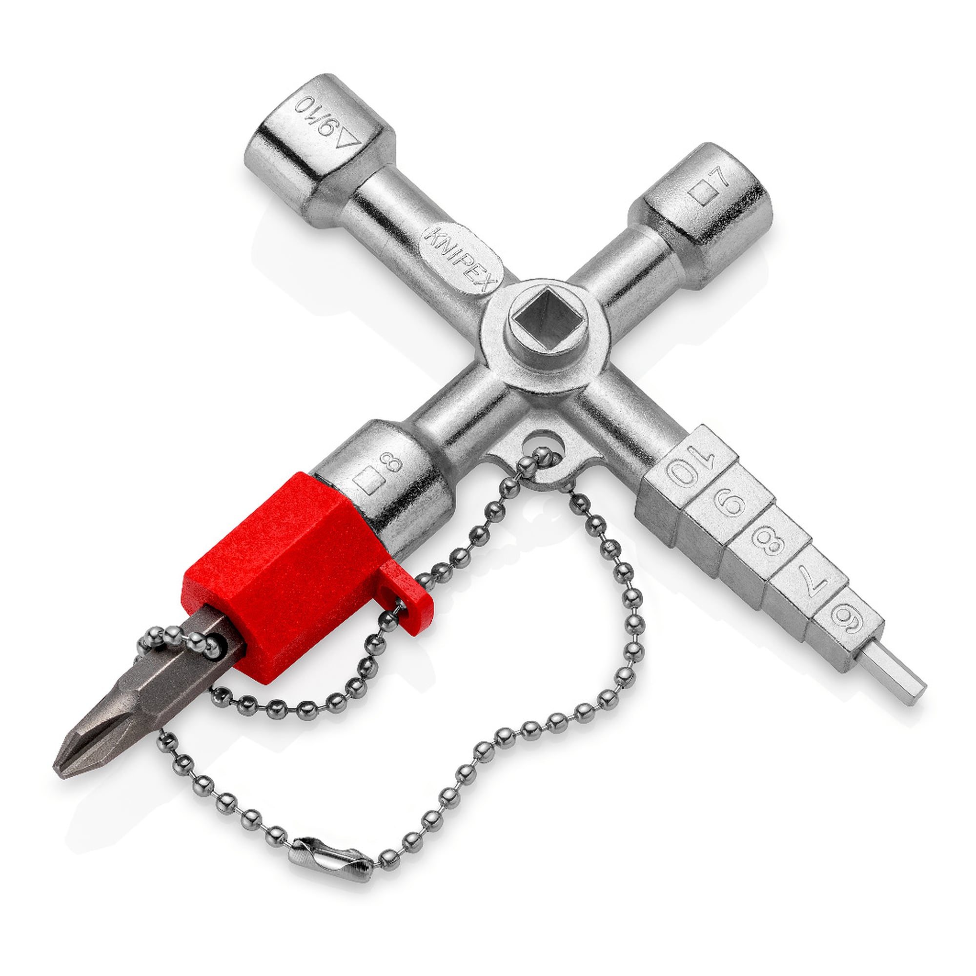 Profi-Key universal key for 5 locking systems, with 3 mm grub screw, 89 mm