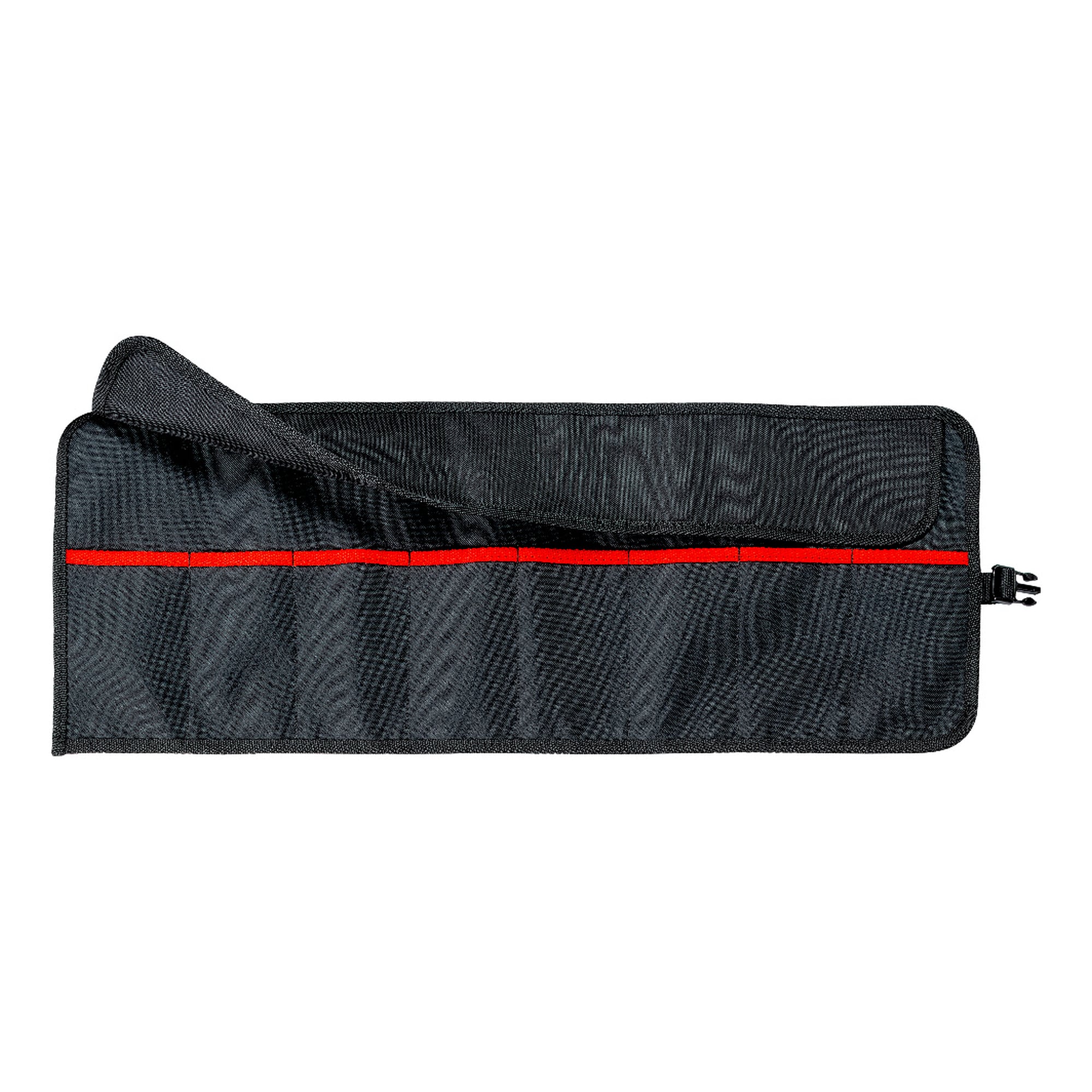 Werkzeug-Rolltasche leer mit 8 Fächern, Polyester-Gewebe, geöffnet 615 x 235 mm