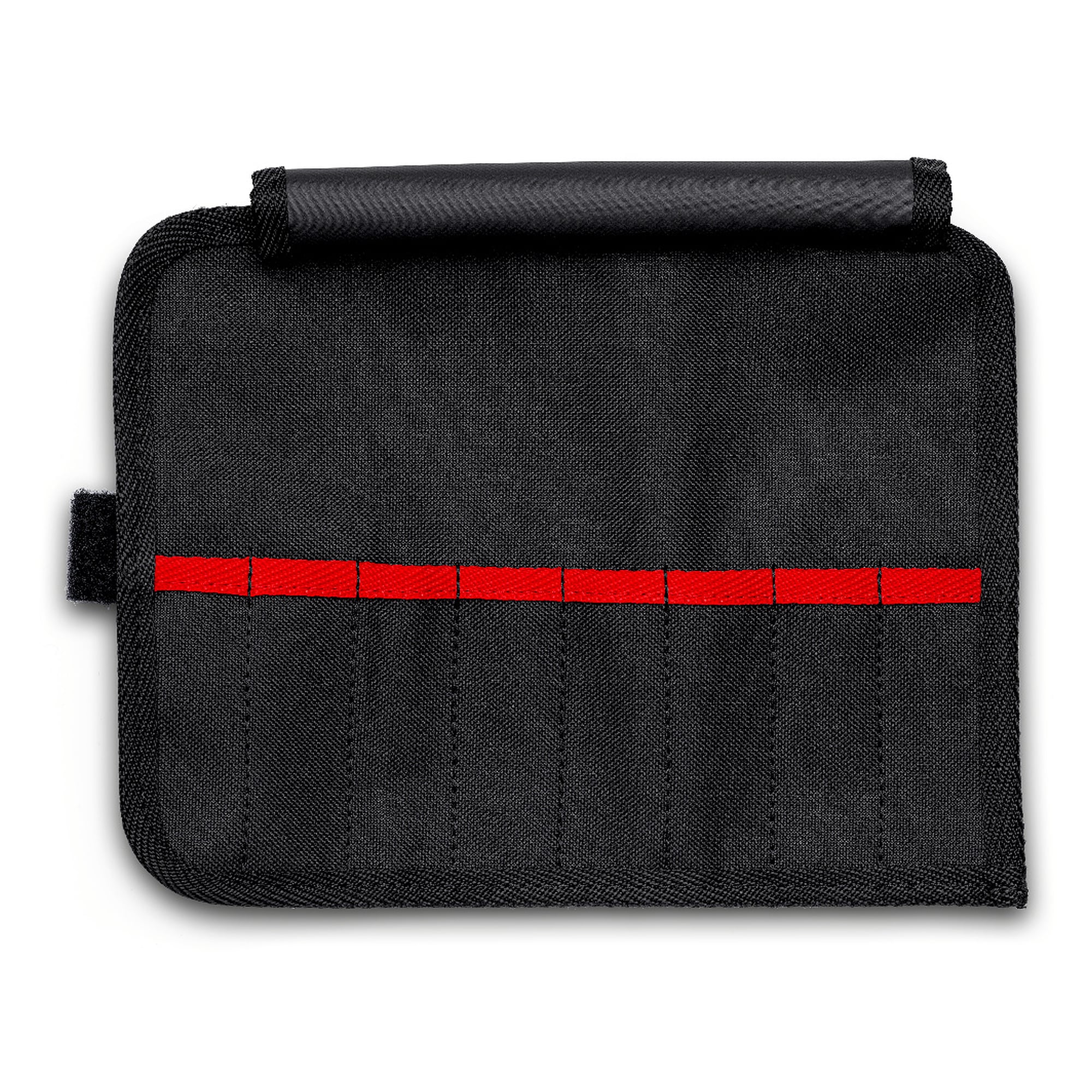 Tool roll, empty, for tweezers, 7 compartments, 200 x 90 x 30 mm