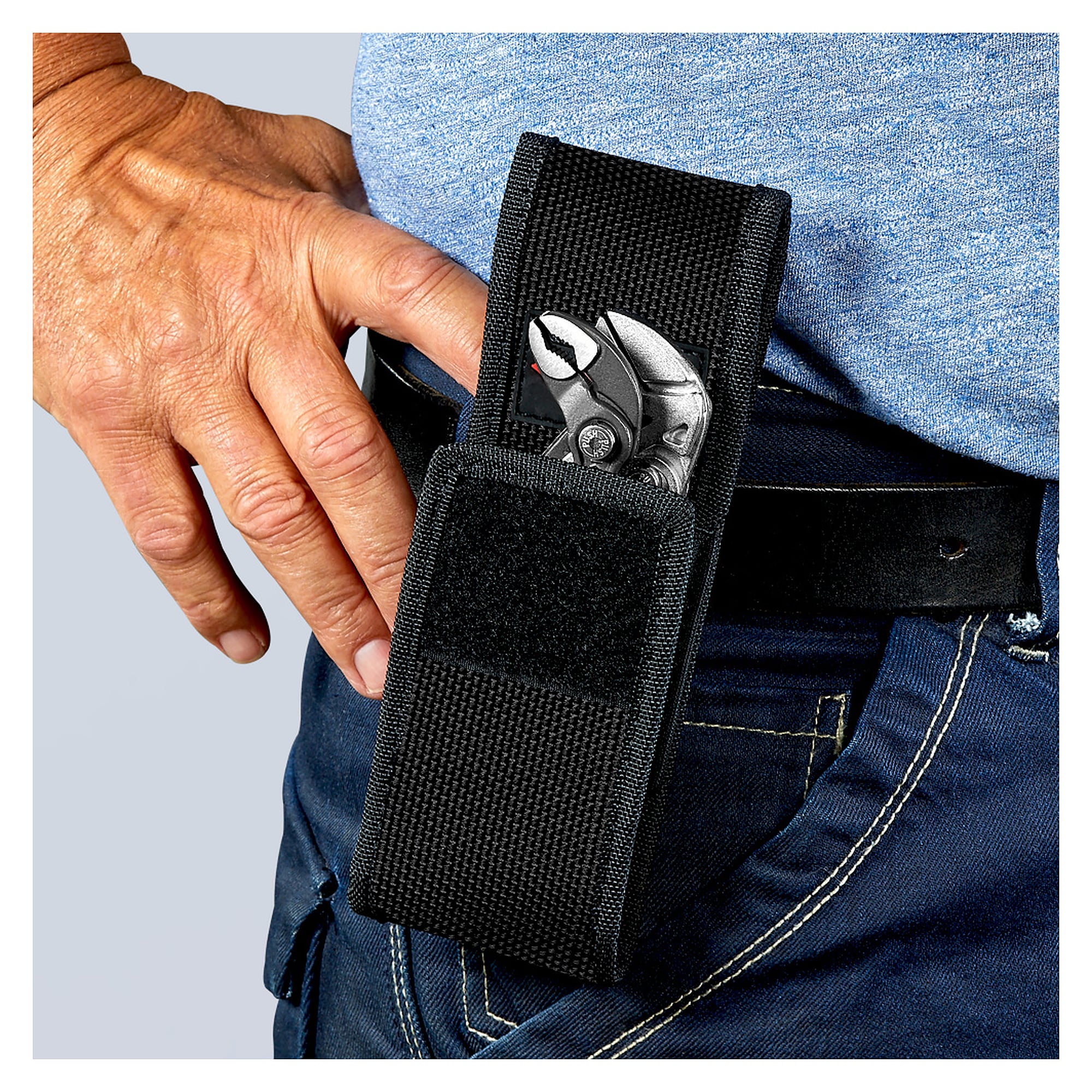 Jeu de mini-pinces 2 pièces en pochette de ceinture avec 86 03 150 et 87 01 125, 160 mm