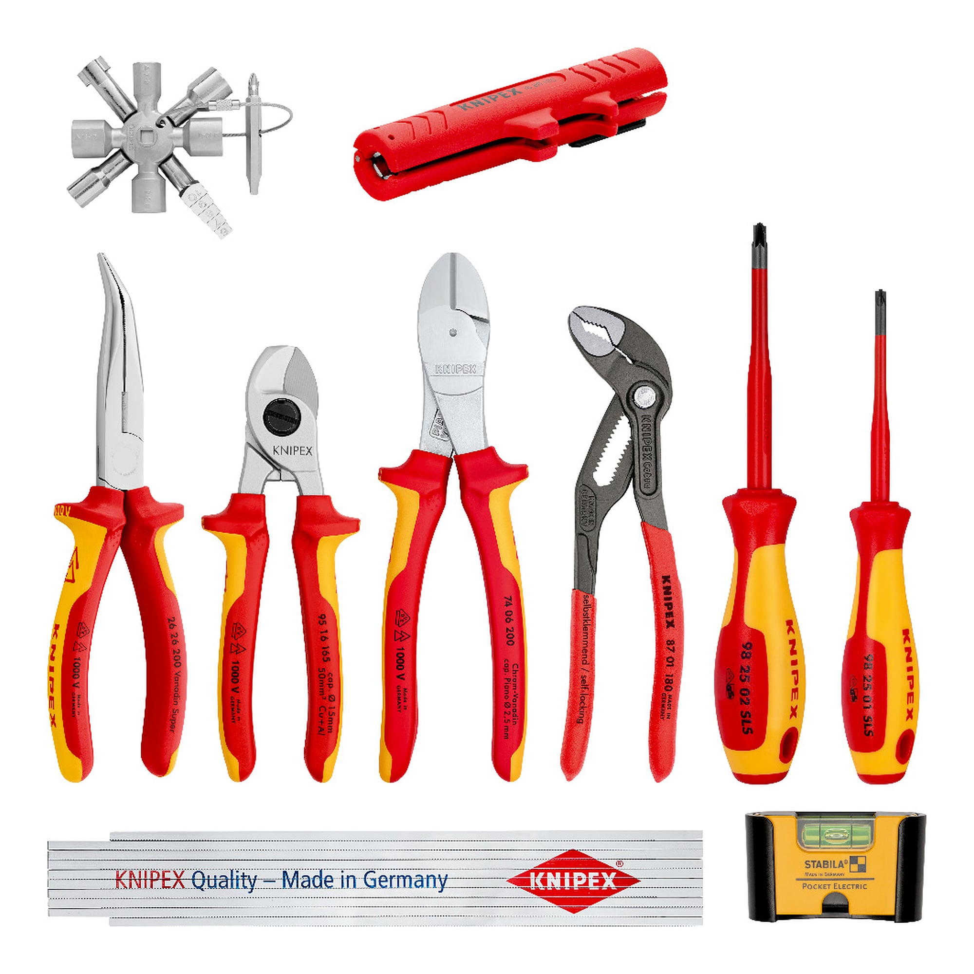 Jeu d'outils Électro 1, 10 pièces pour compléter un assortiment existant