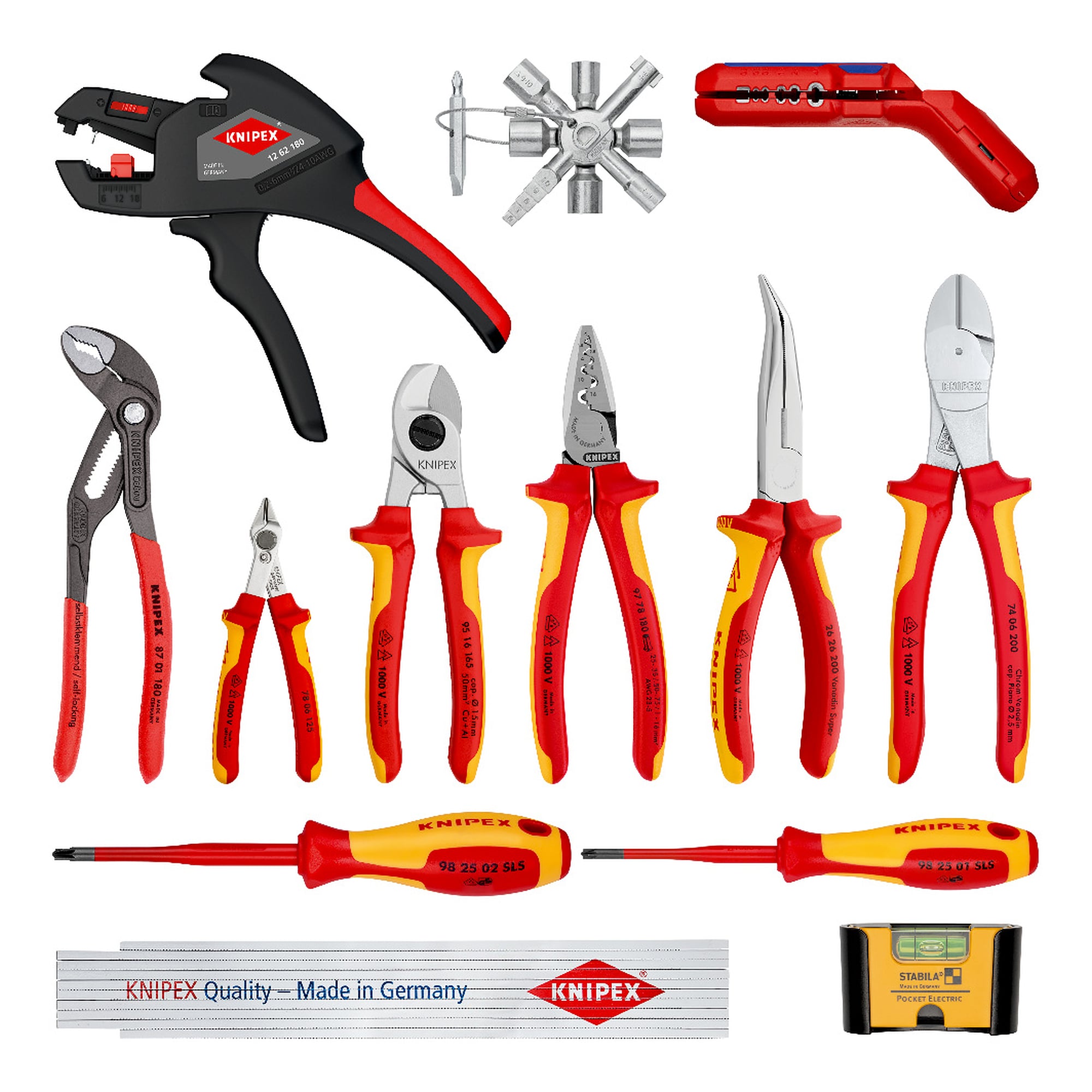 Extension Set Electro 2, 14 parts to complete an existing tool assortment