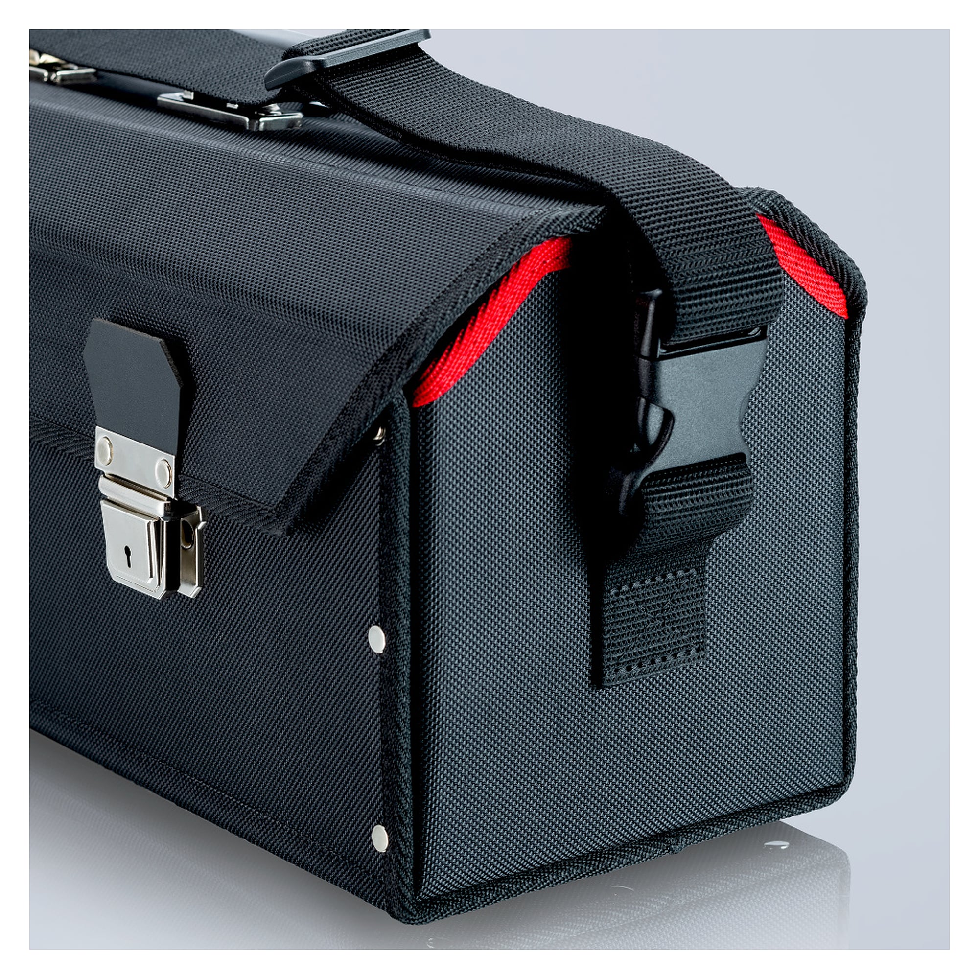 Tool bag Stretched, empty, polyester fabric, for tools up to 450 mm