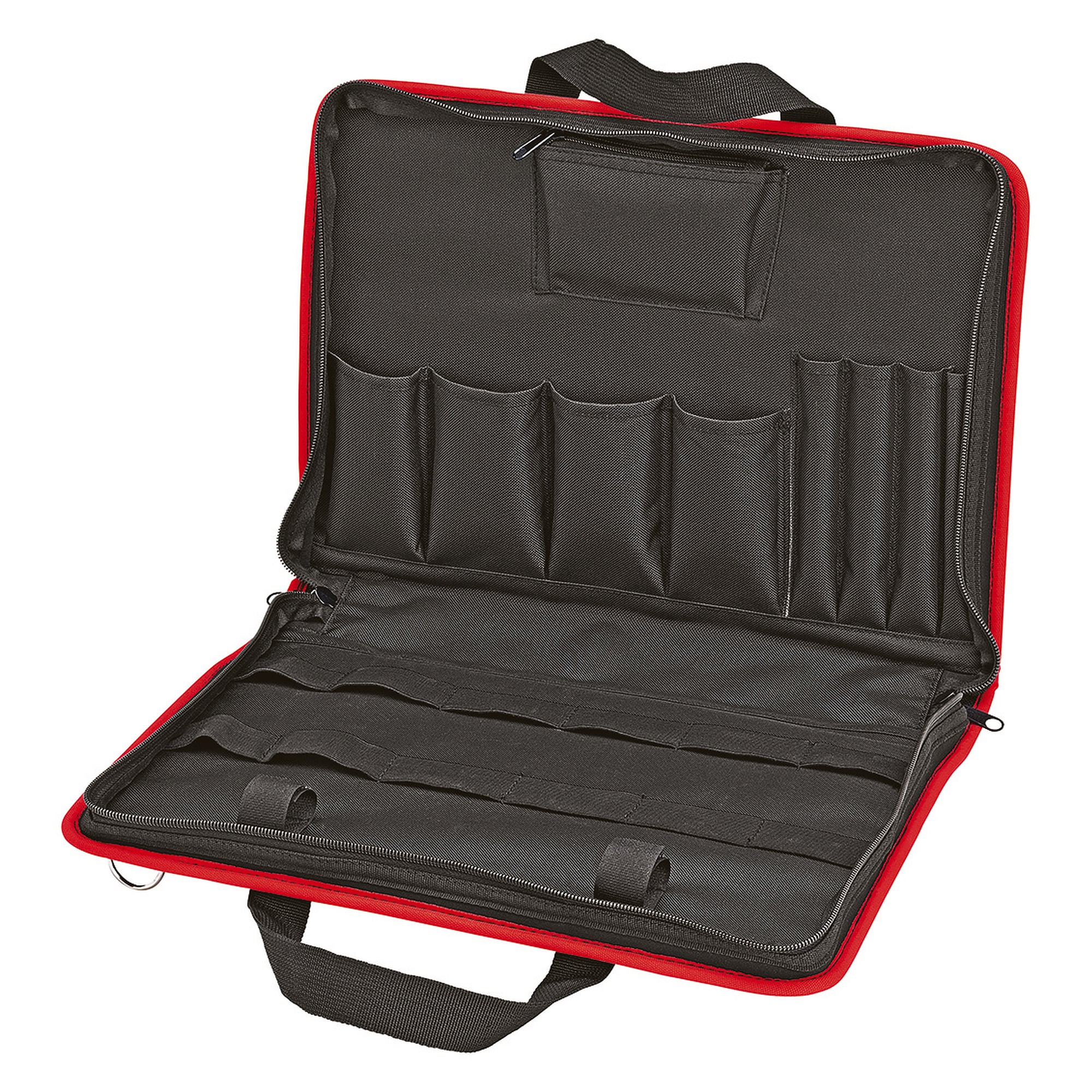 Werkzeugtasche "Kompakt" leer, 15 Steckmöglichkeiten, Polyester, 410 x 60 x 290 mm