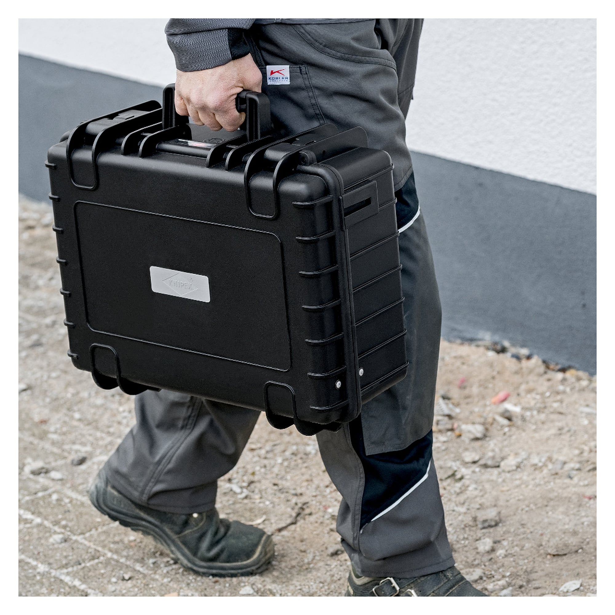 Mallette à outils "Robust23" Électro, 25 pièces, étanche à la poussière et à l'eau, 23 litres