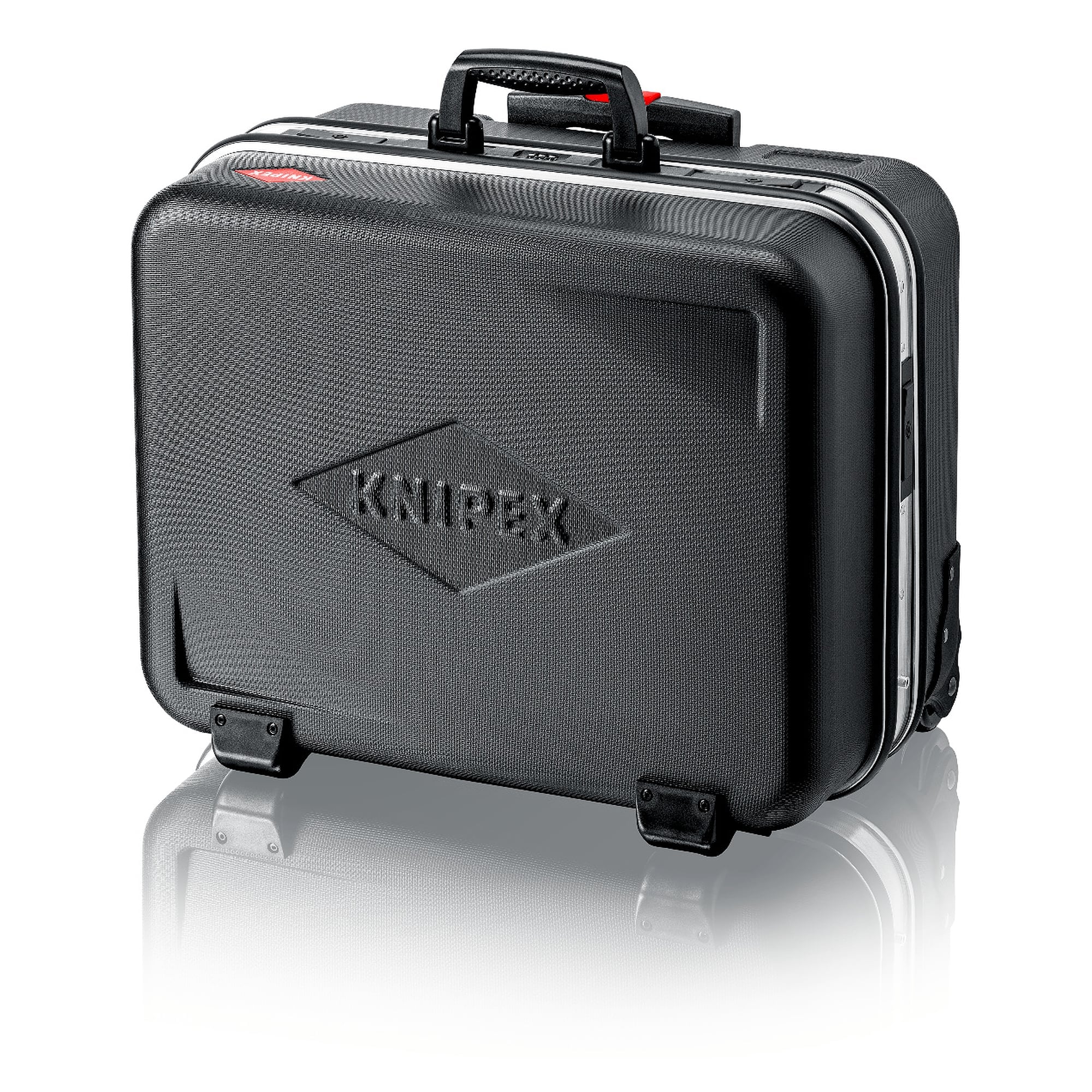 Mallette à outils BIG Twin Move vide, 38 litres, 95 compartiments, roulettes et poignée télescopique