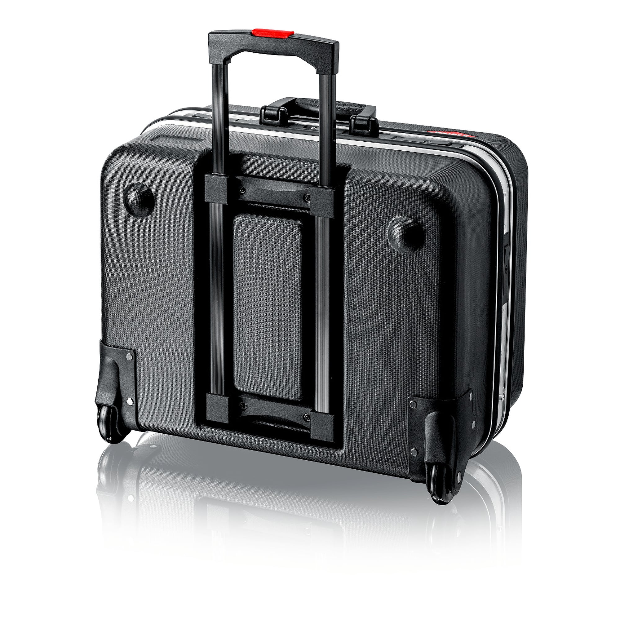 Mallette à outils BIG Twin Move vide, 38 litres, 95 compartiments, roulettes et poignée télescopique