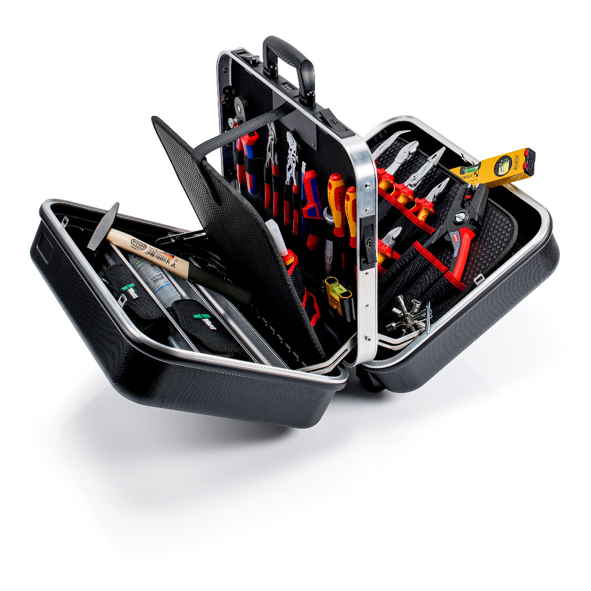 Tool case BIG Twin electric, 66 pieces, 14 KNIPEX tools, 38 litre volume