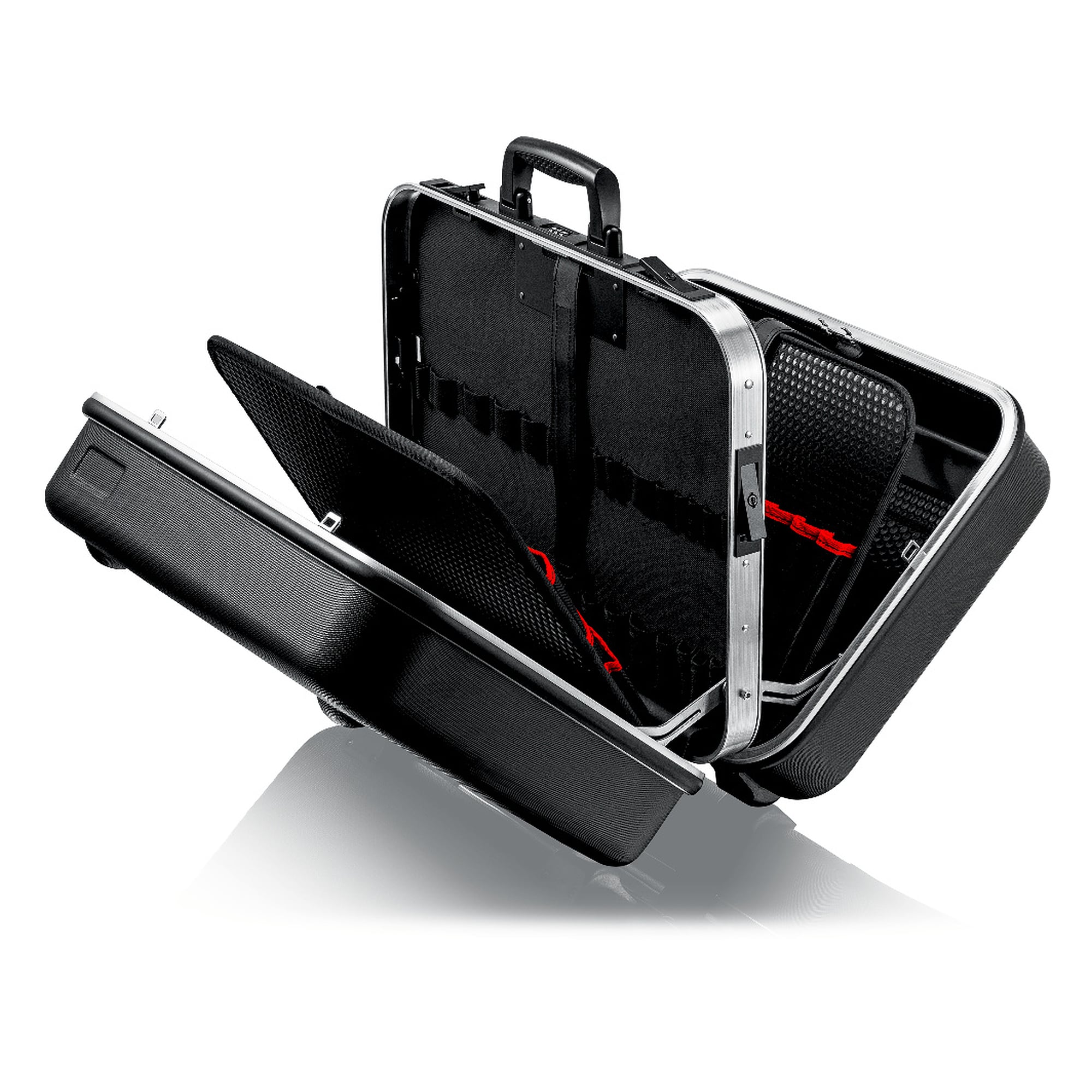 Werkzeugkoffer BIG Twin leer, 38 l Volumen, 95 Steckmöglichkeiten, 25 kg Zuladung