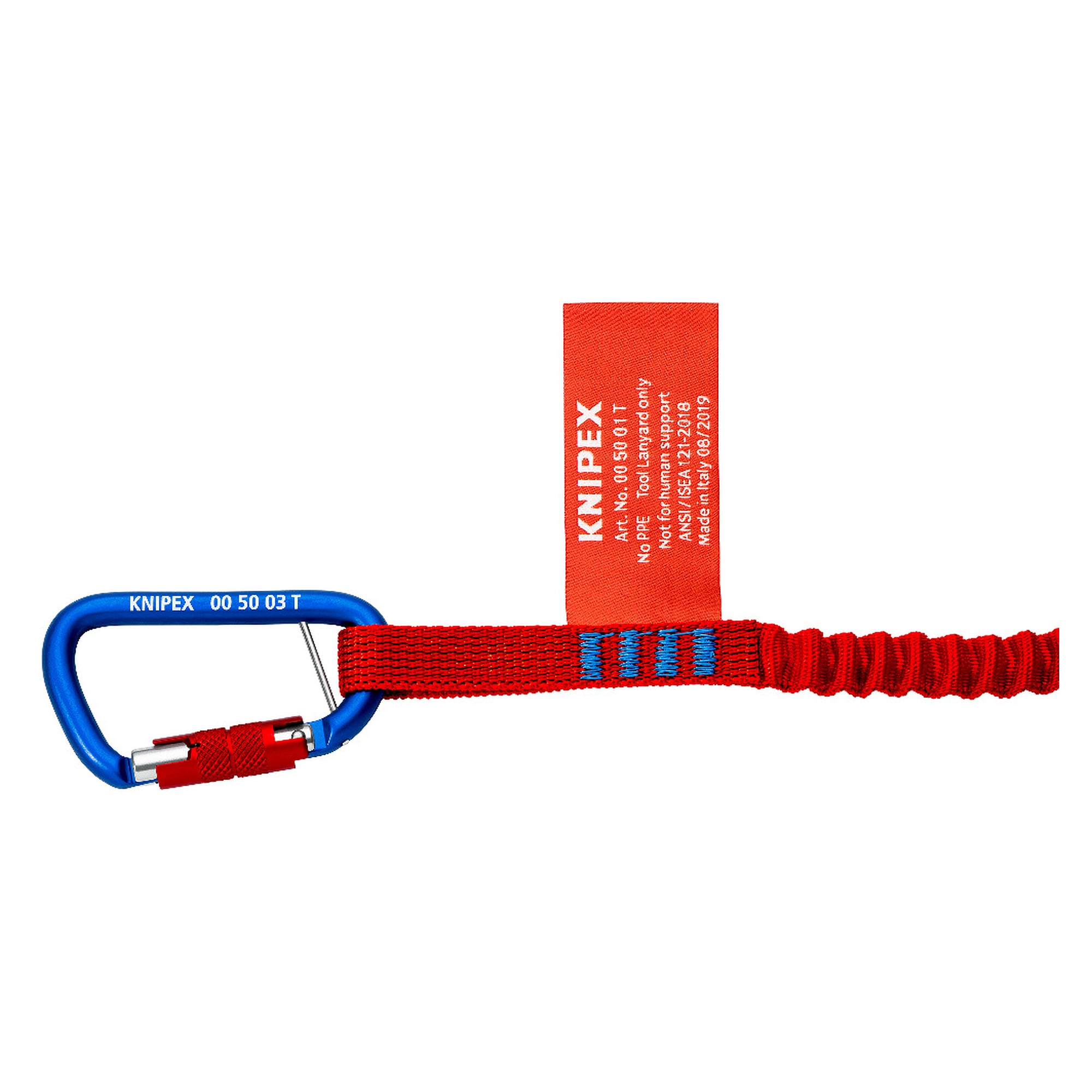 Mousqueton pour matériel en aluminium, verrouillage à vis, 2 kN, 82 mm