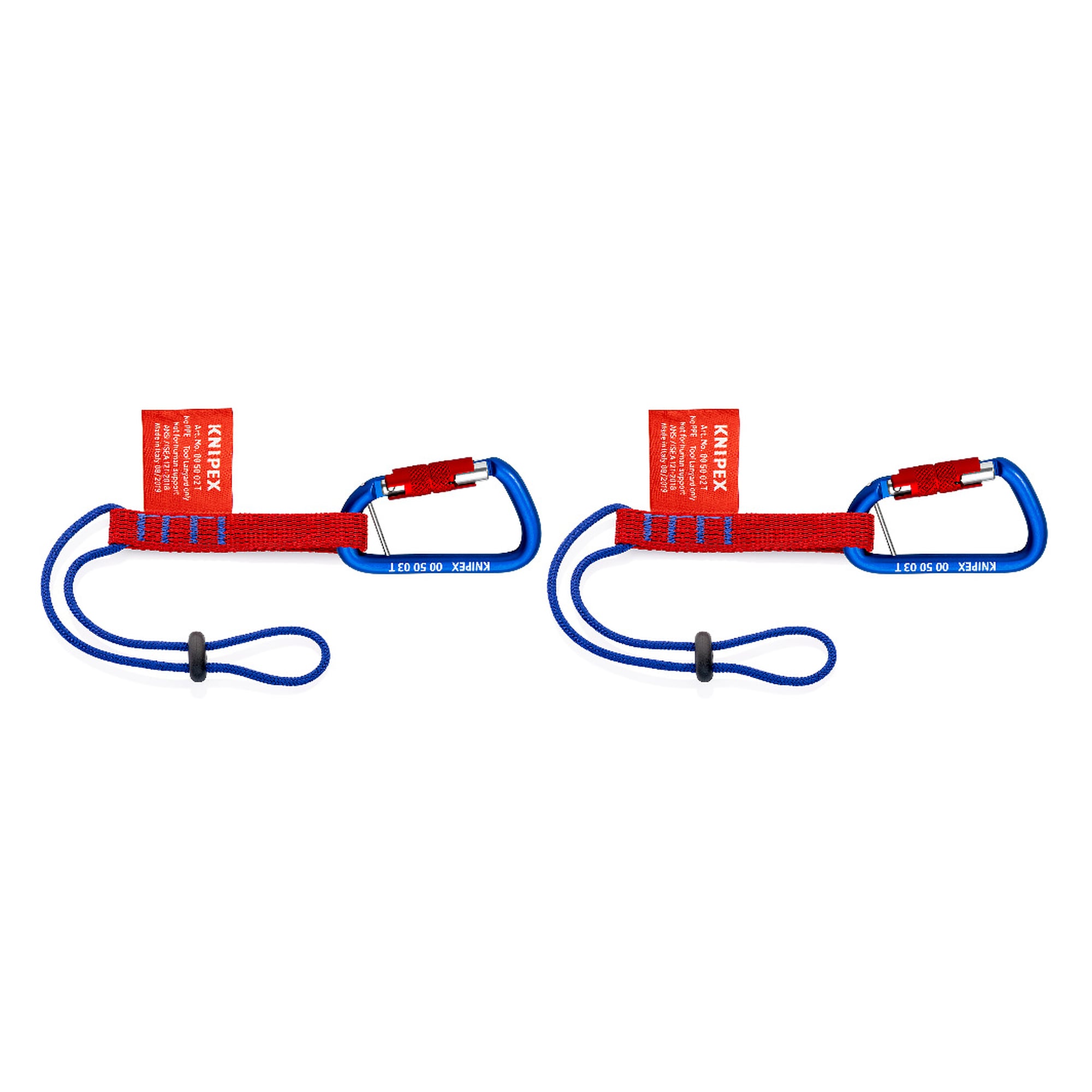 Système de protection, sangles adaptatrices 340 mm avec mousqueton fixé