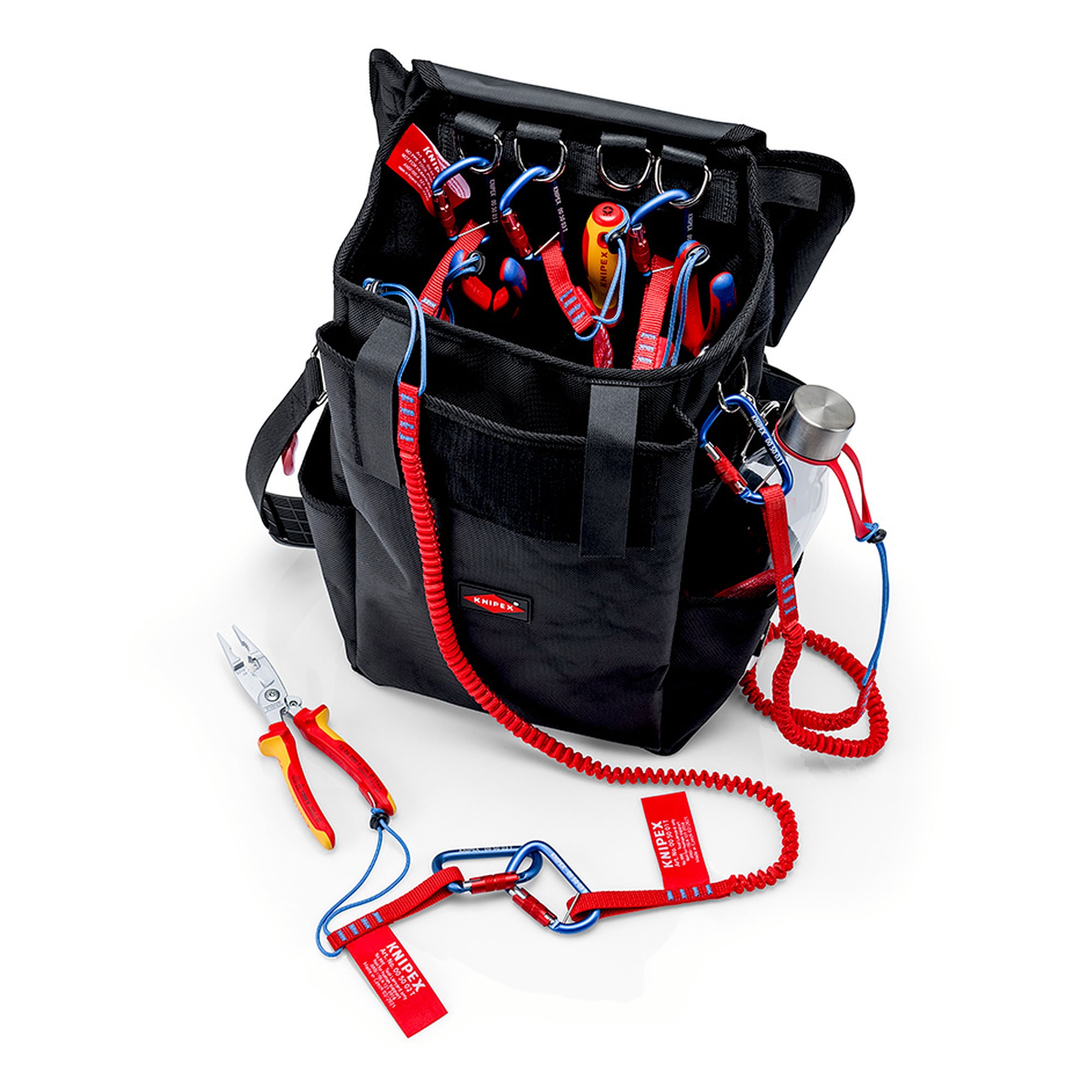 Tool bag for working at heights, empty, large, 17 litres, loadable up to 15 kg