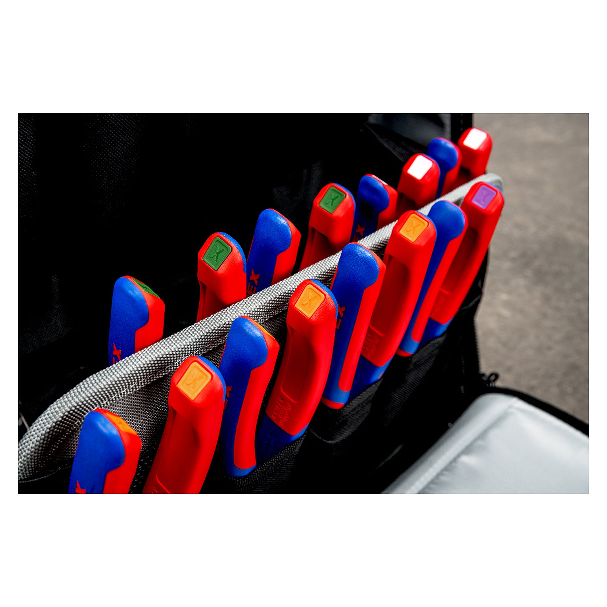 Clips ColorCode vert pour le marquage des outils avec KNIPEXtend, 10 pièces