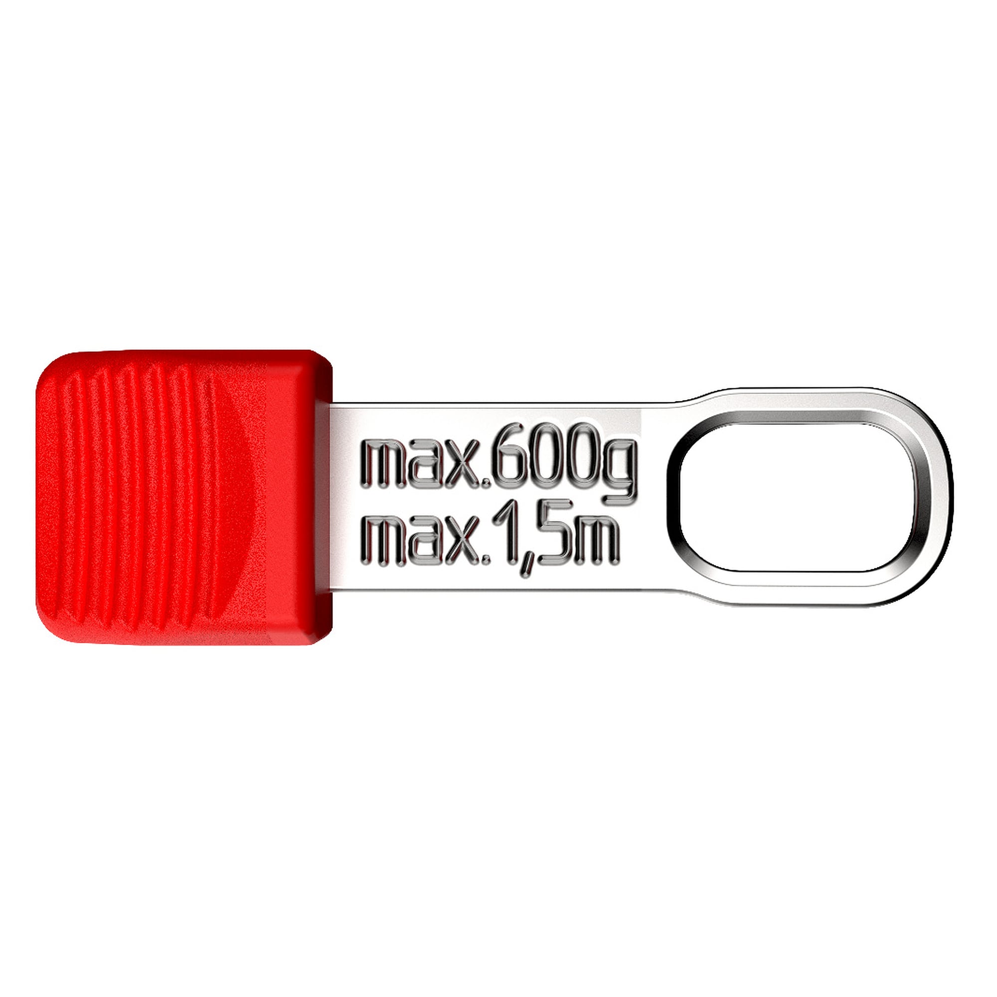 TetheredTool Clips red, 10 pieces, for fall protection on tools with KNIPEXtend, class 30 mm