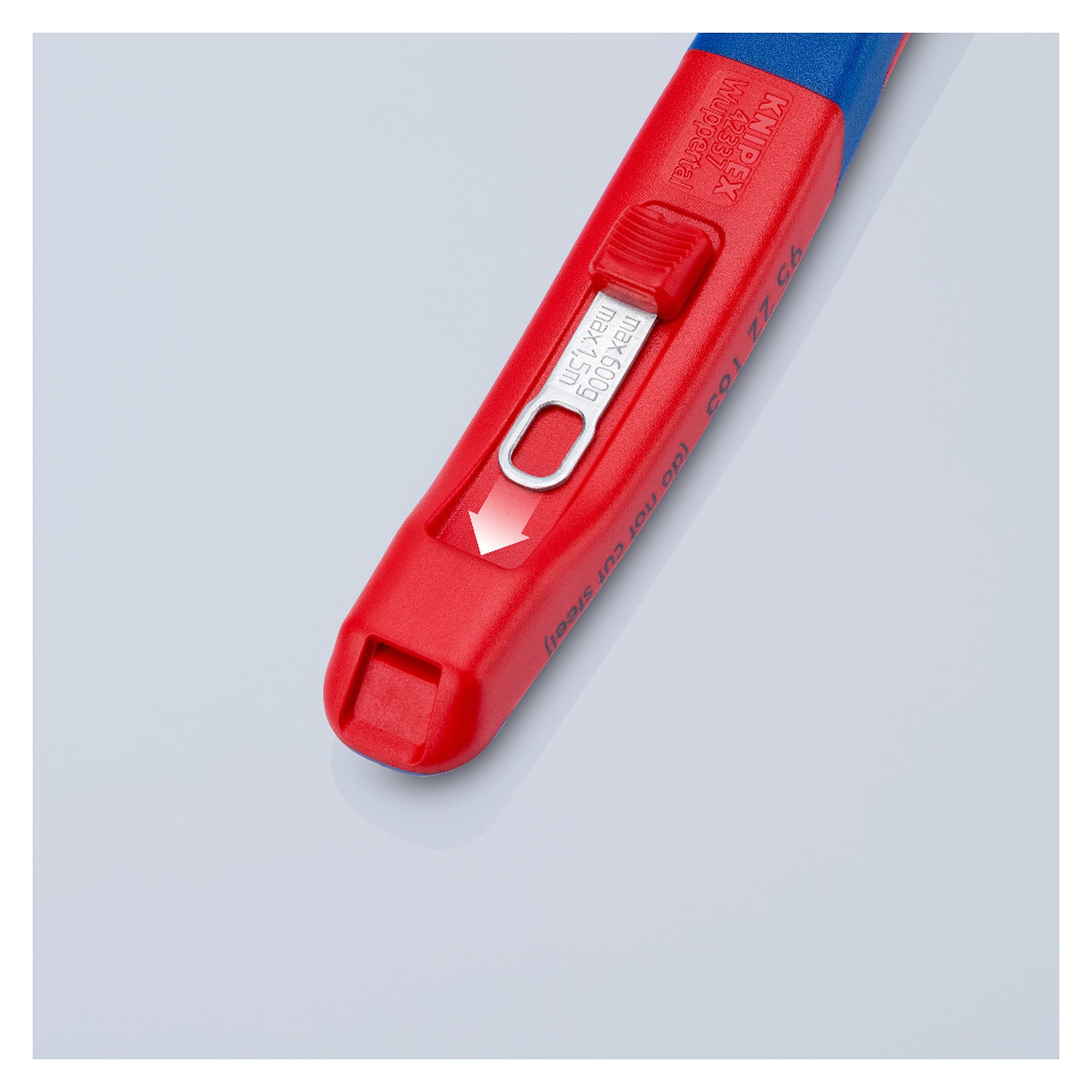Clips TetheredTool et clips ColorCode rouges, 3 de chaque, pour outils avec KNIPEXtend