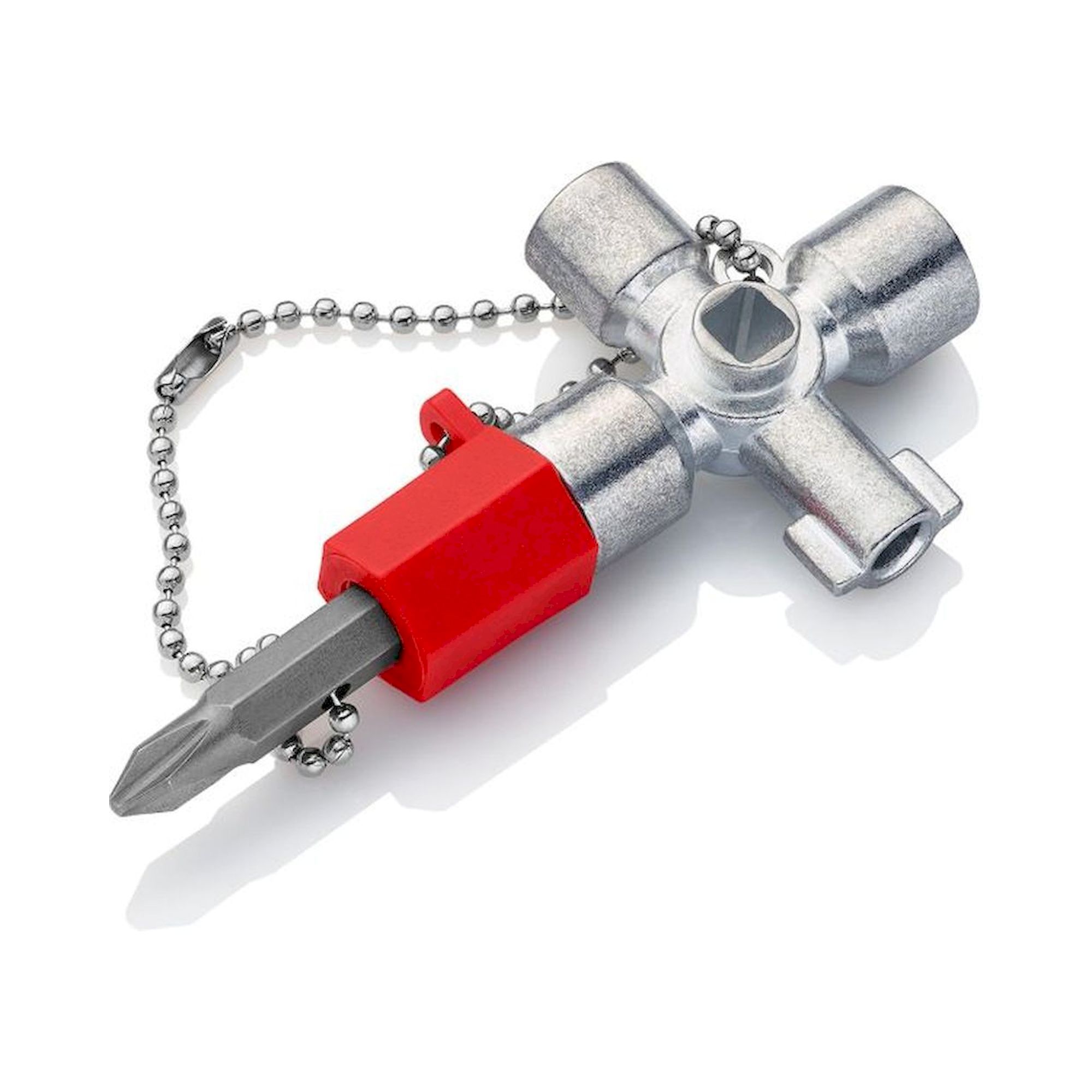 Knipex 00 11 02. Switch cabinet key for common cabinets and shut-off systems, 44 mm.
