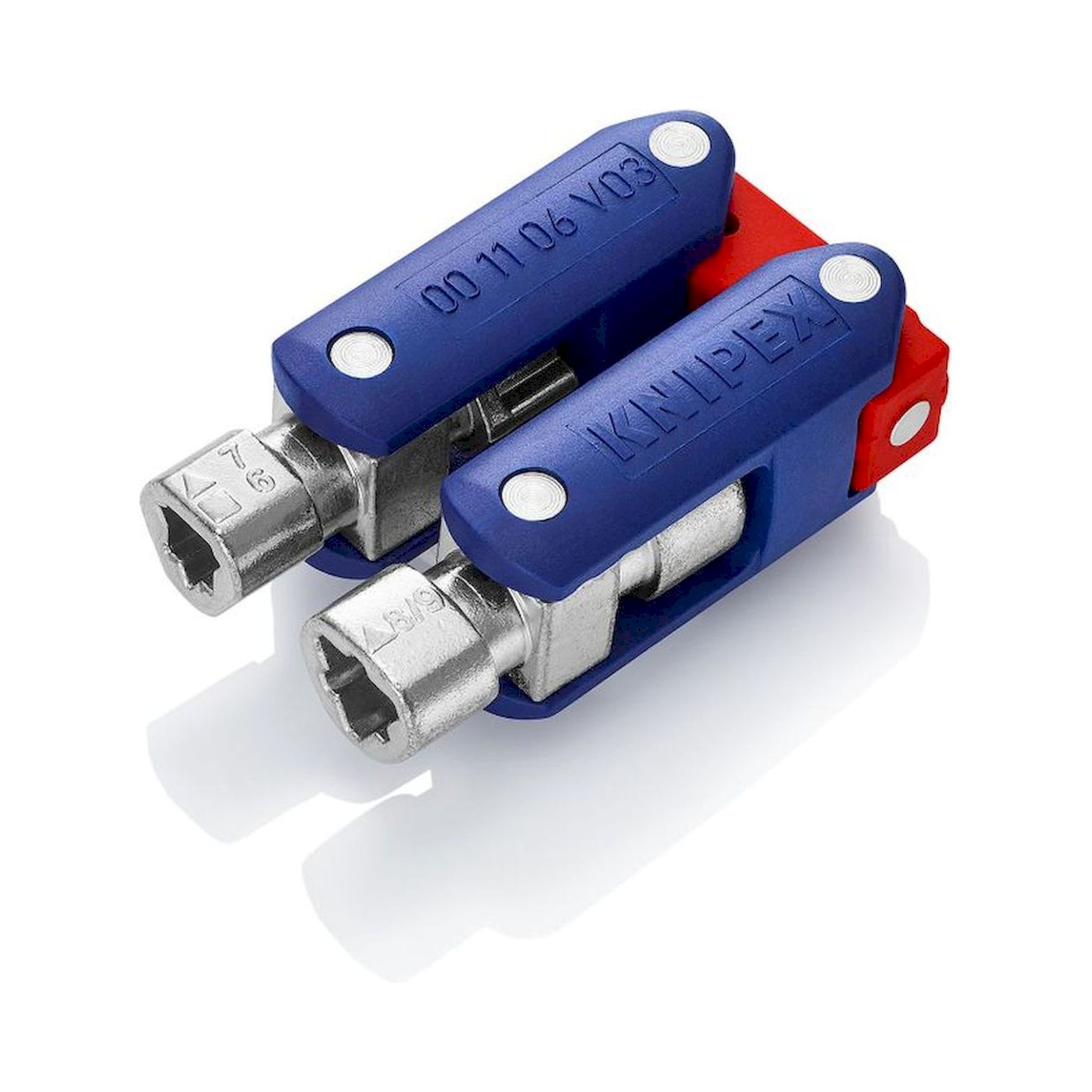 Knipex 00 11 06 V03. Control cabinet key "DoubleJoint", 62 mm