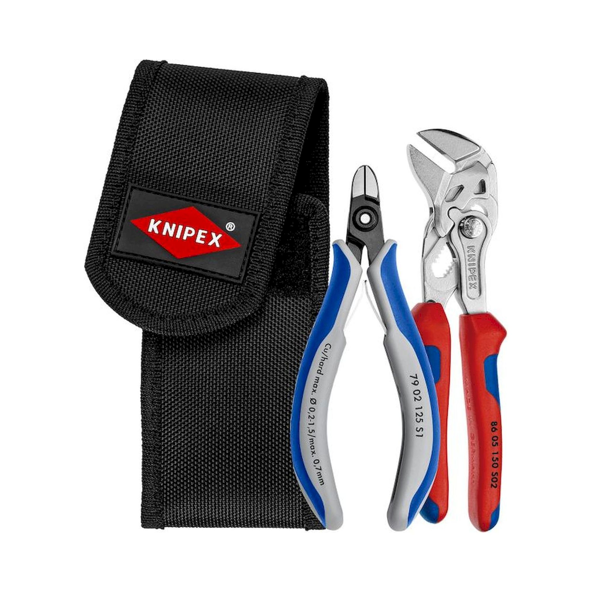 Knipex 00 19 72 V01. Cable tie cutting set including pliers wrench and precision side cutters