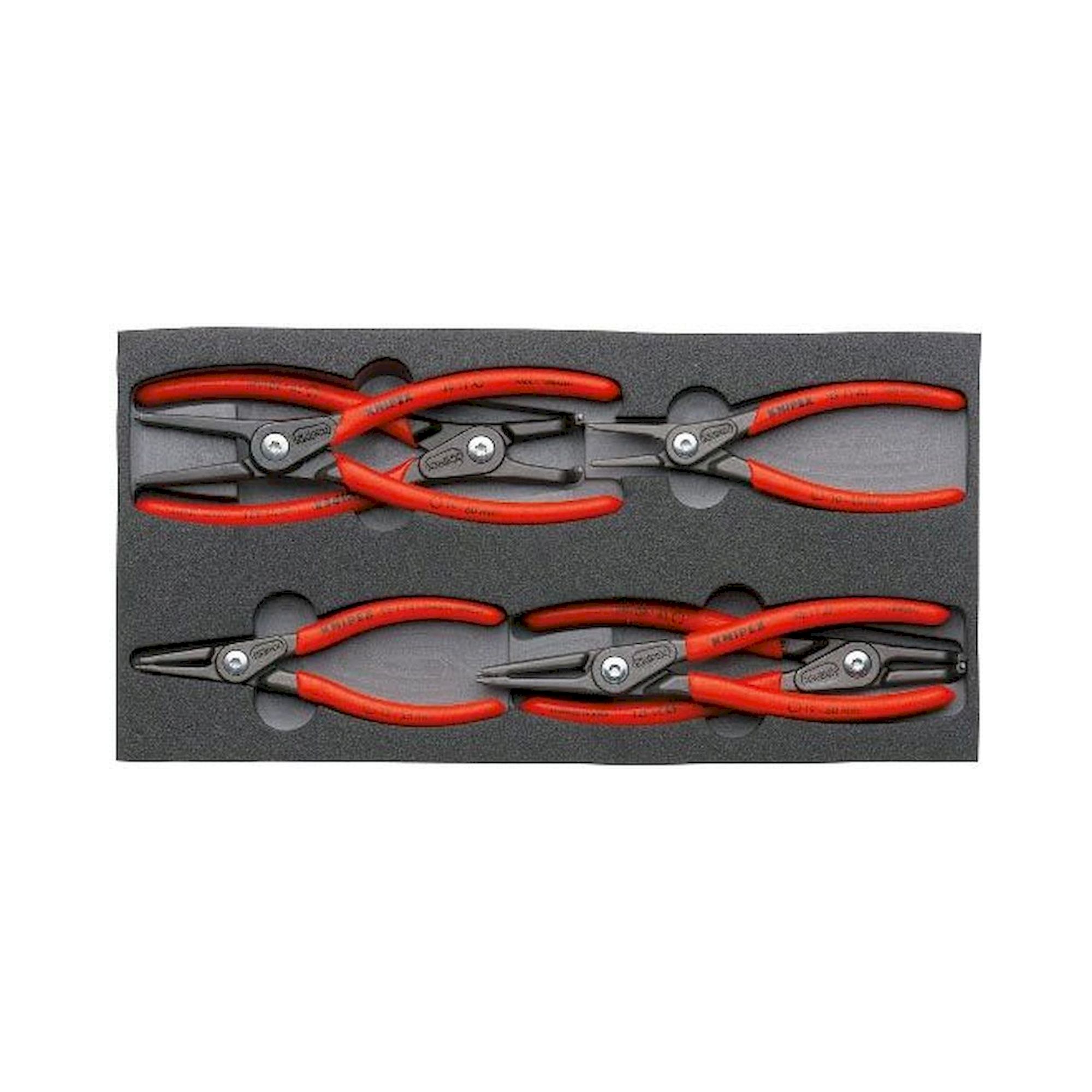 Knipex 00 20 01 V02. Pliers set "SRZ" in foam tray, 6 pieces