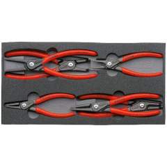 Knipex 00 20 01 V02. Zangen-Set "SRZ" in Schaumstoffeinlage, 6-teilig