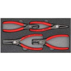 Knipex 00 20 01 V09. Zangen-Set "SRZ 3" in Schaumstoffeinlage, 4-teilig