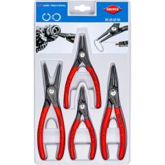 Knipex 00 20 03 SB. Precision circlip pliers set, 4 pieces, sales packaging