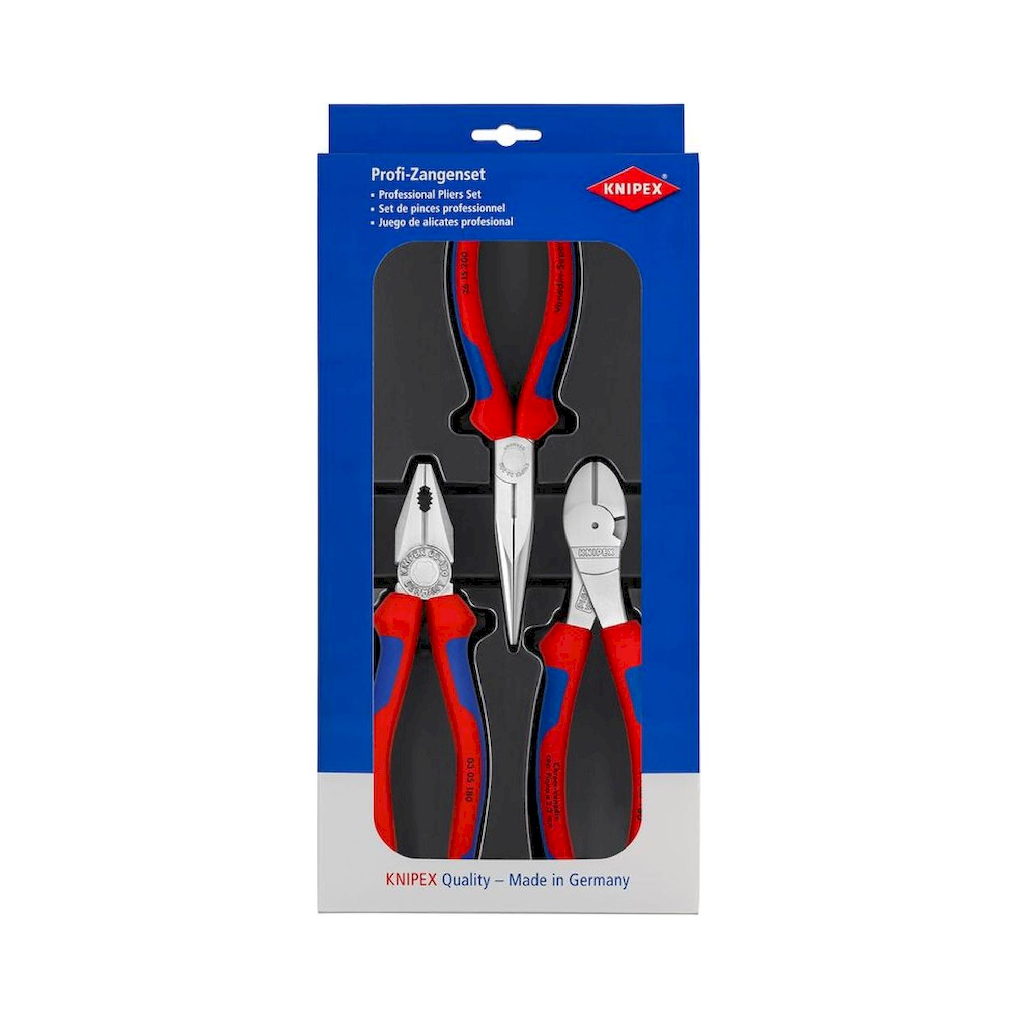 Knipex 00 20 11 V01. Werkzeug-Set "Montage", 3-teilig