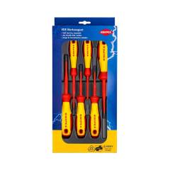 Knipex 00 20 12 V04. VDE Schraubendreher-Paket Schlitz/Phillips/Pozidriv, 6-teilig