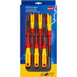 Knipex 00 20 12 V05. VDE screwdriver package PlusMinus / slotted, 6 pieces