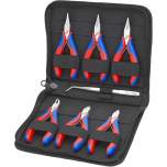 Knipex 00 20 16. Electronic pliers set, 7 pieces, with tools for working on electronic components