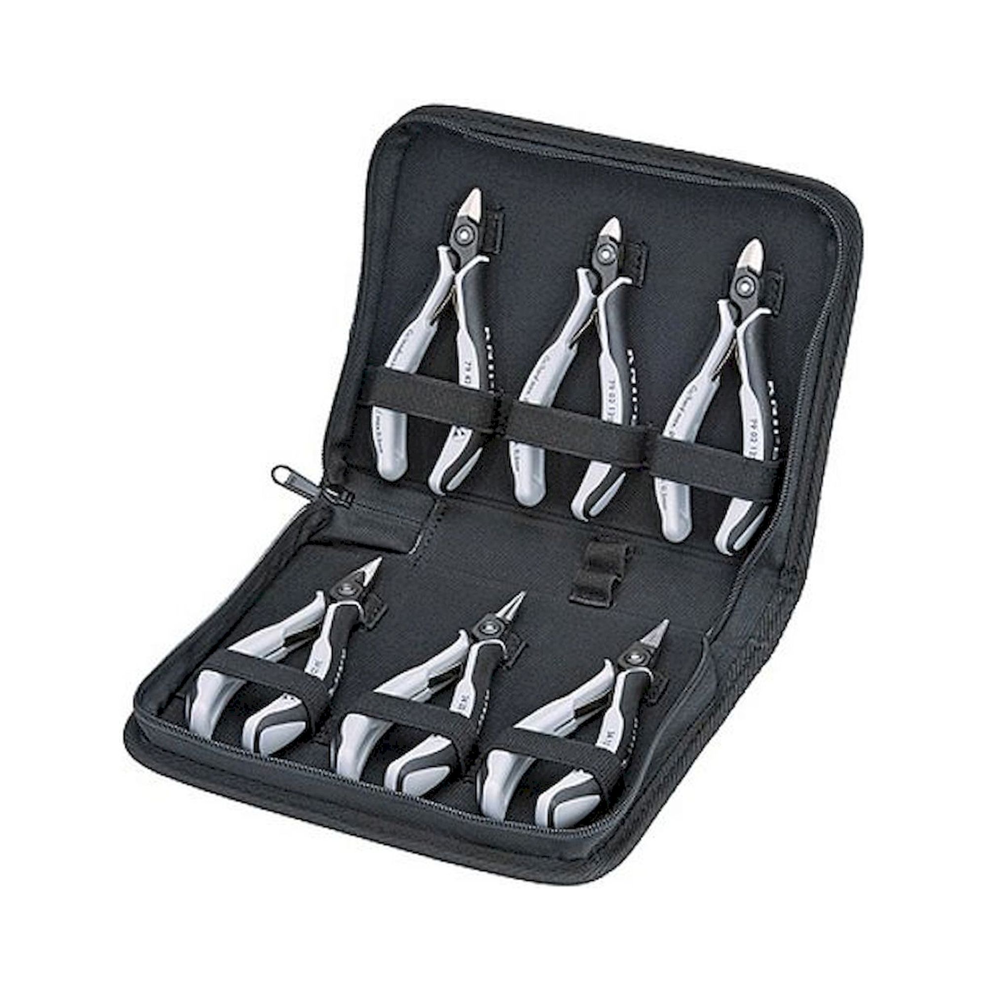 Knipex 00 20 16 P ESD. ESD Präzisions-Elektronikzangen-Set, 6-teilig