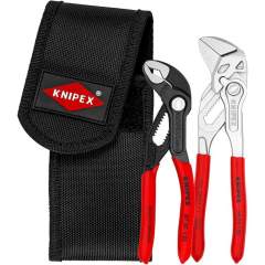 Knipex 00 20 72 V01. Mini pliers set in tool belt pouch, 2 pieces