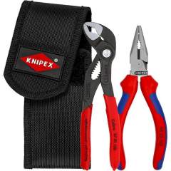 Knipex 00 20 72 V06. Mini pliers set in tool belt pouch, 2 pieces