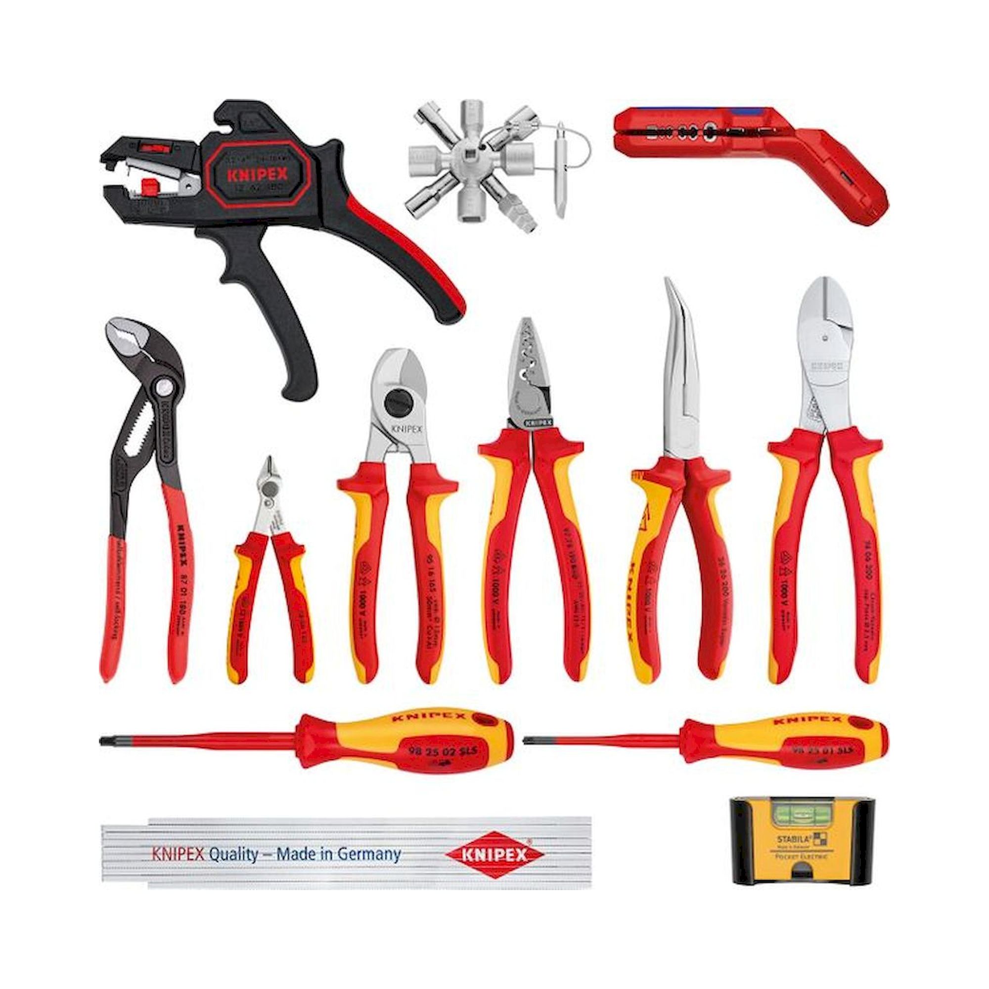 Knipex 00 20 90 V02. Erweiterungsset Elektro 2, 13-teilig