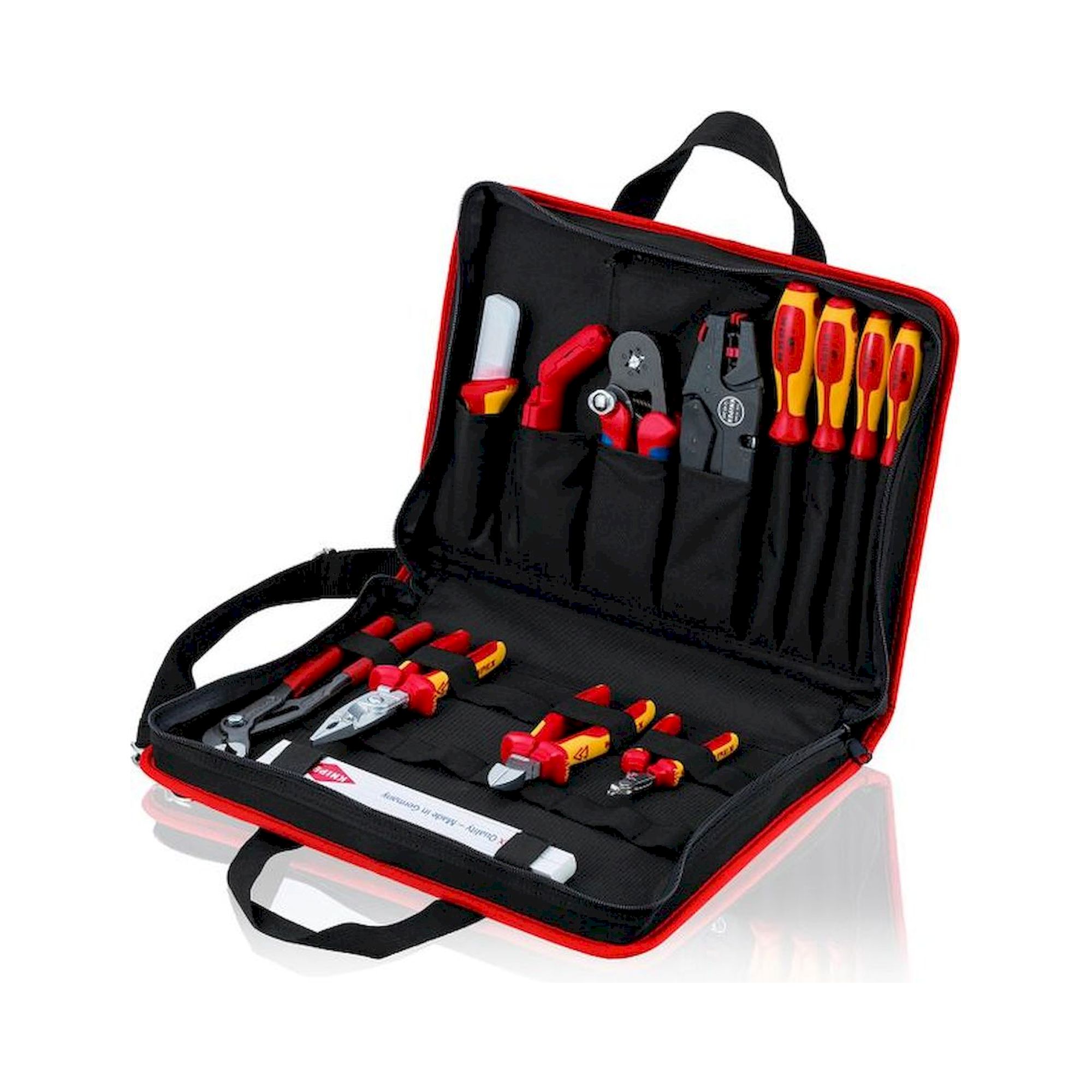 Knipex 00 21 11. Werkzeugtasche "Kompakt", 14-teilig