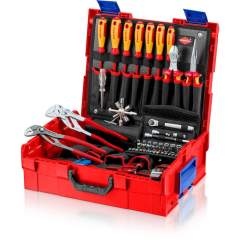 Knipex 00 21 19 LB E. L-BOXX "Electric", 63 pieces