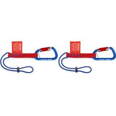 Knipex 00 50 06 T BK. Safety system set, adapter loop incl. gear carabiner, up to 1.5 kg