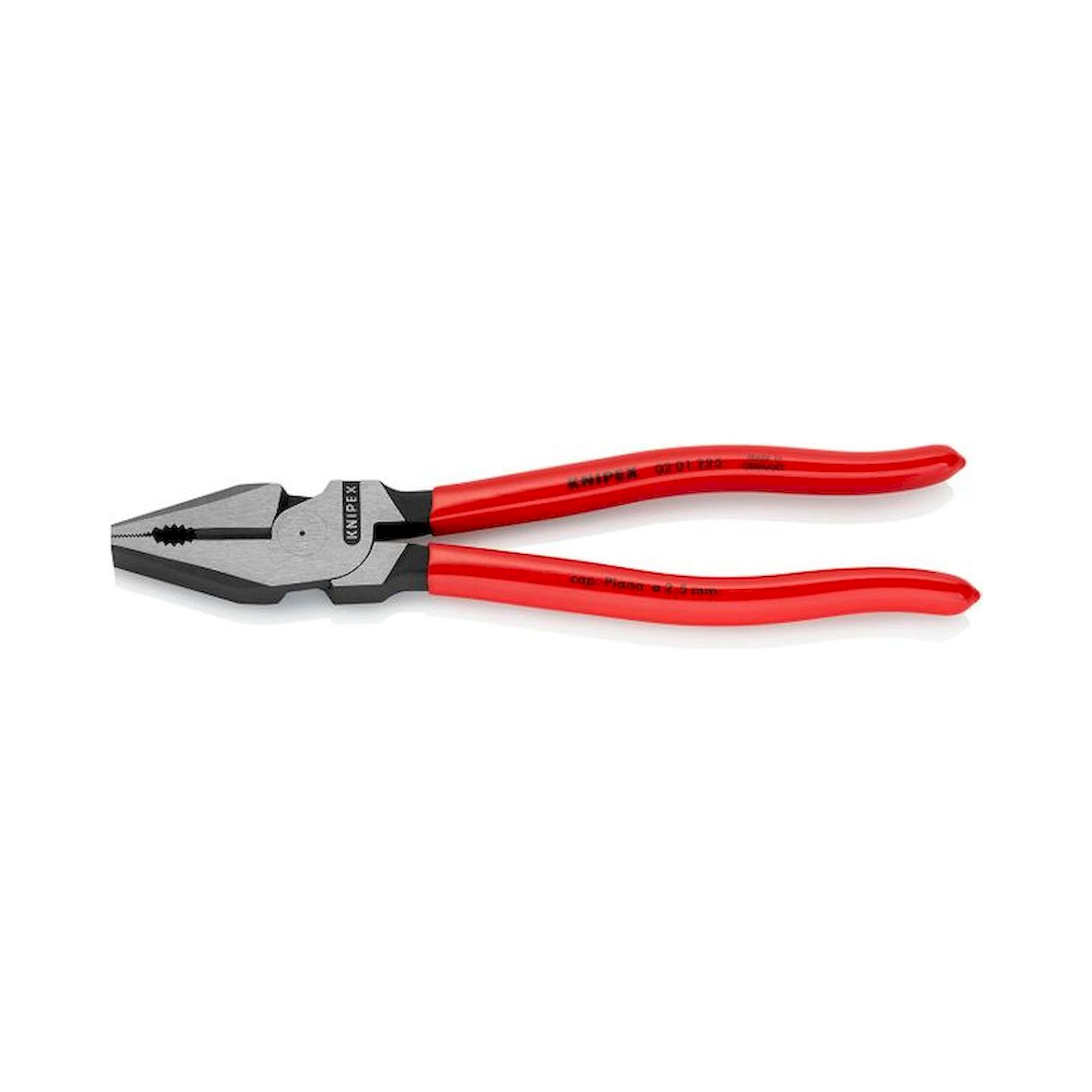 Knipex 02 01 225. Kraft-Kombizange, schwarz atramentiert, 225 mm
