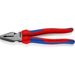 Knipex 02 02 225. Power combination pliers, black atramentized, 225 mm