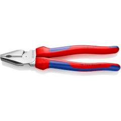 Knipex 02 05 225. Power combination pliers, chrome-plated, 225 mm